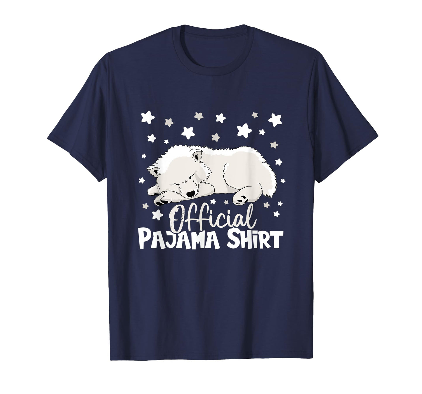 Official pajama napping shirt Samoyed dog pajamas Men Women Kids T-Shirt
