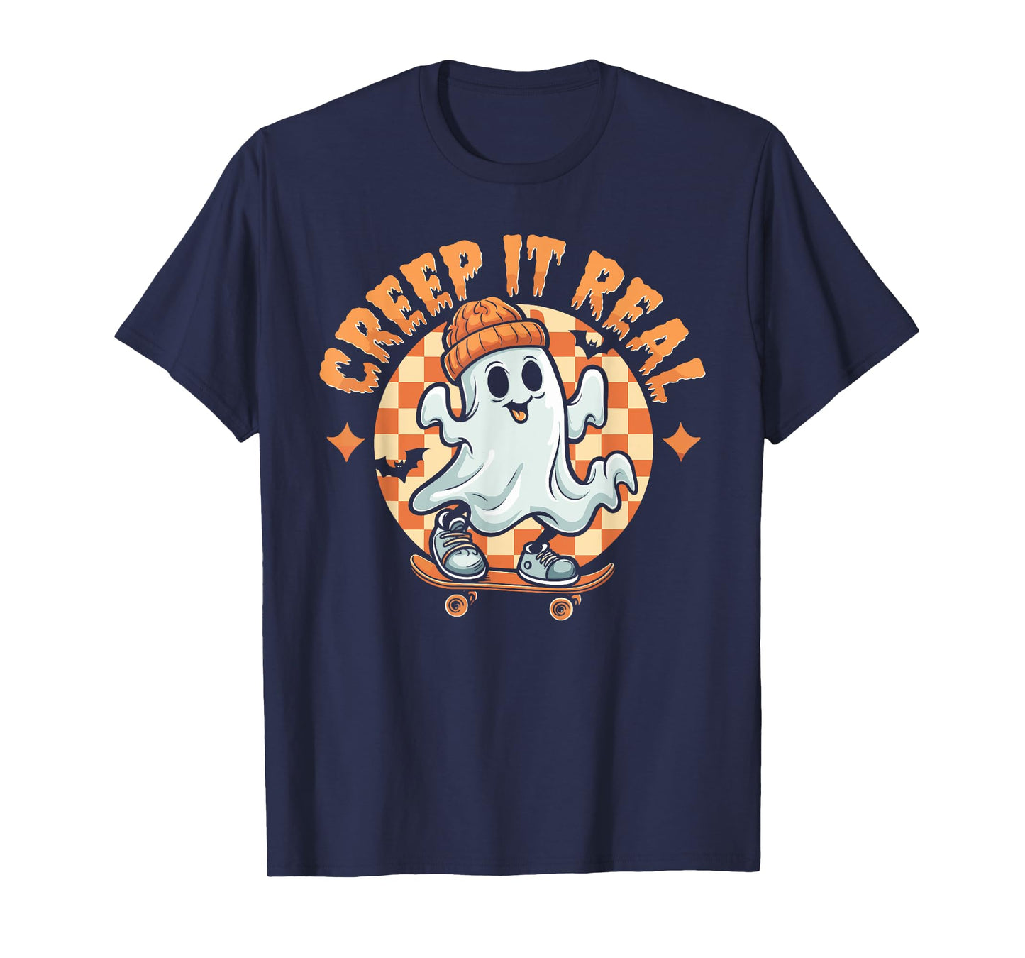 Creep It Real Halloween Shirt Kids Fall Season Teen Boys T-Shirt