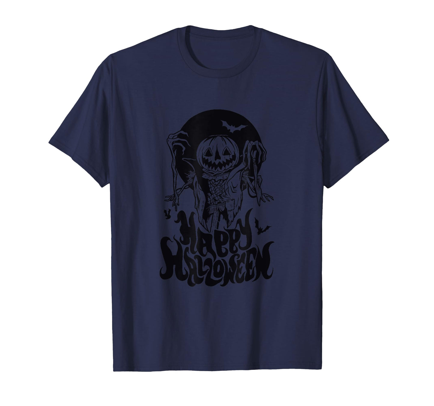 Happy Halloween Pumpkin Scarecrow T-Shirt
