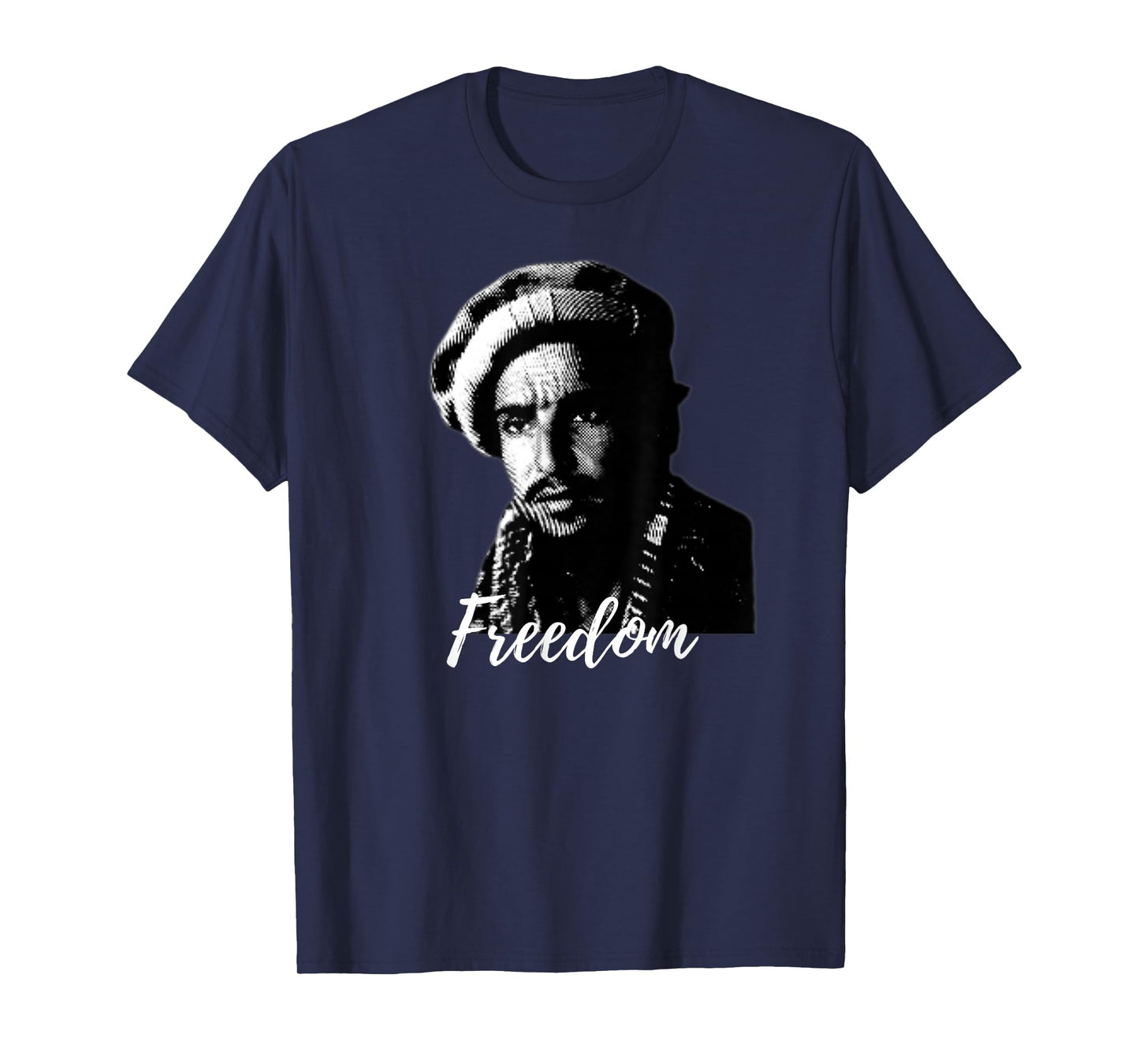 Free Afghanistan Freedom Fighter Massoud Afghan Design T-Shirt