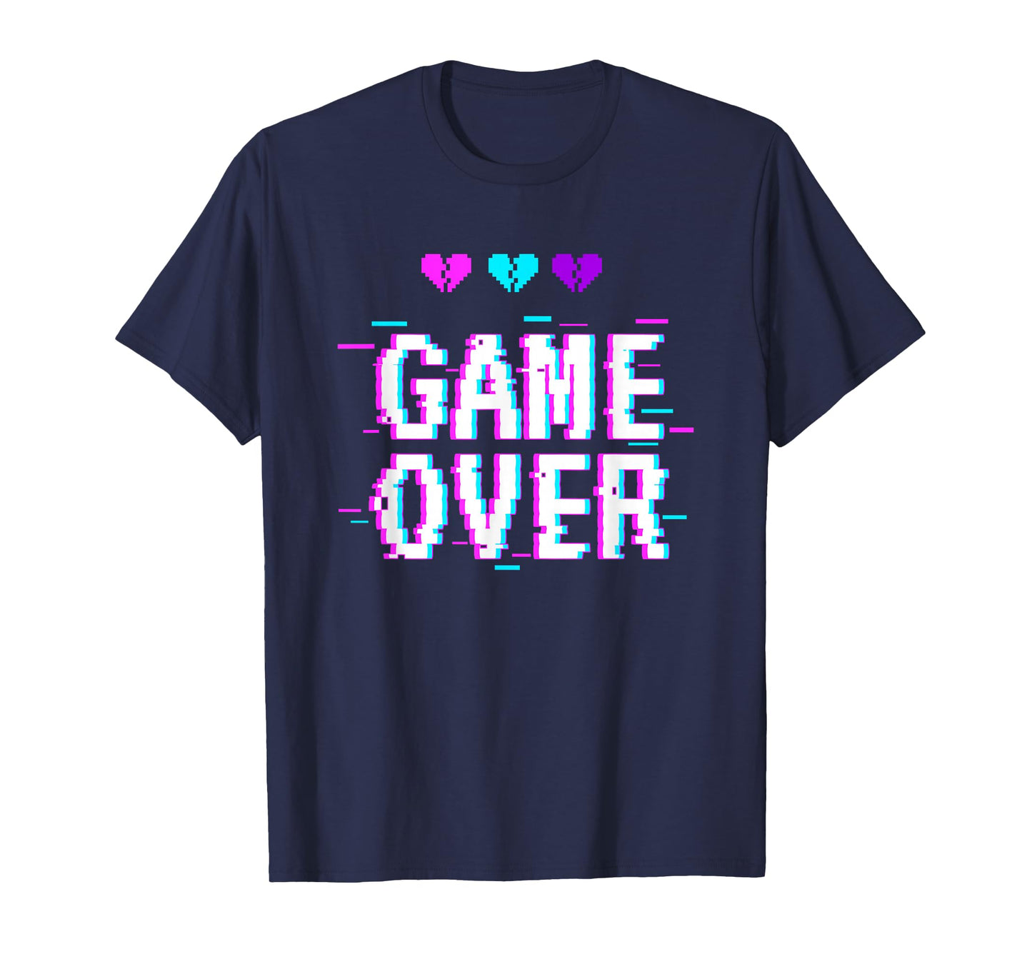 Vaporwave Aesthetic Style Game Over Yami Kawaii Pastel Goth T-Shirt