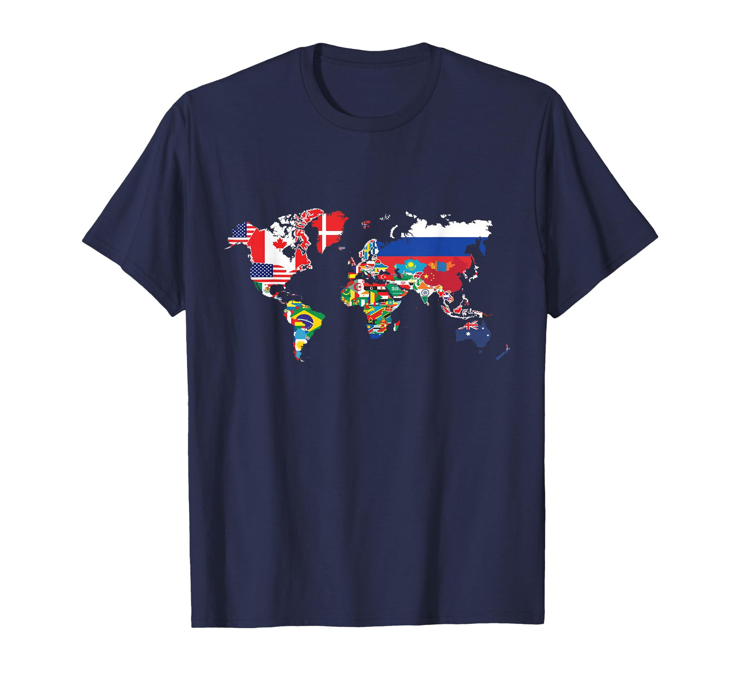 All Countries Flags Of The World 287 Flag International T-Shirt