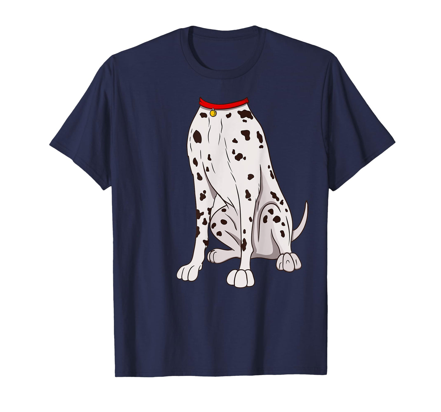 Dalmatian Costume T-Shirt for Halloween Dog Animal Cosplay Men Women Girls Kids T-Shirt