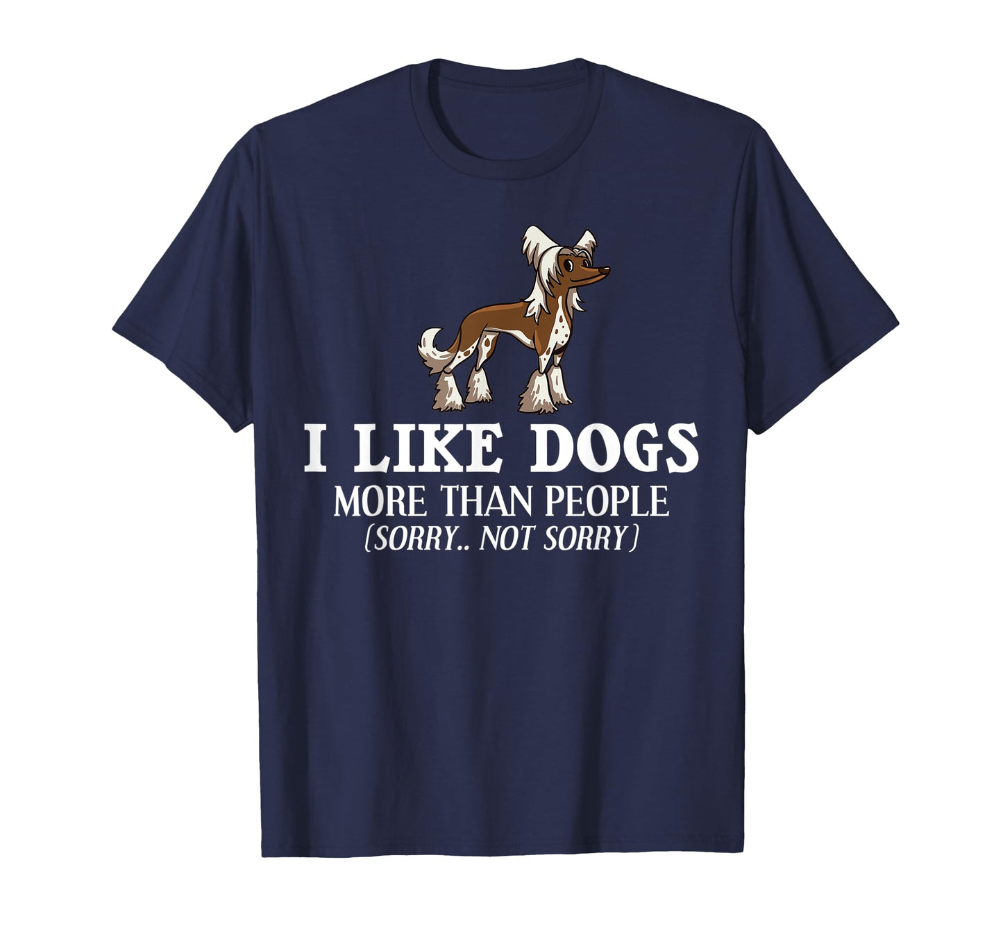 Chinese Crested Powderpuff Dog Gift Puppies Owner Lover T-Shirt
