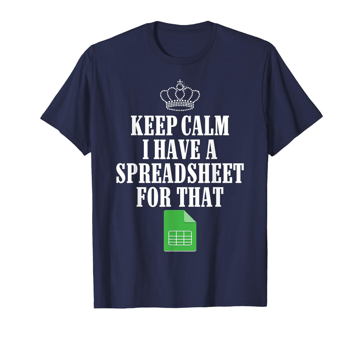 Funny Accounting Art for Men Women Spreadsheets Accountant T-Shirt
