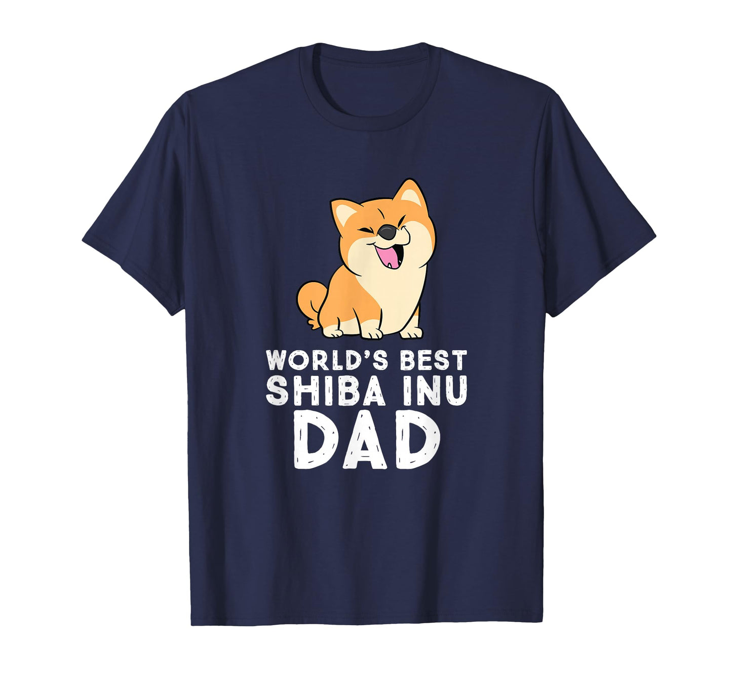 World's Best Shiba Inu Dad Dog Shiba Dad T-Shirt