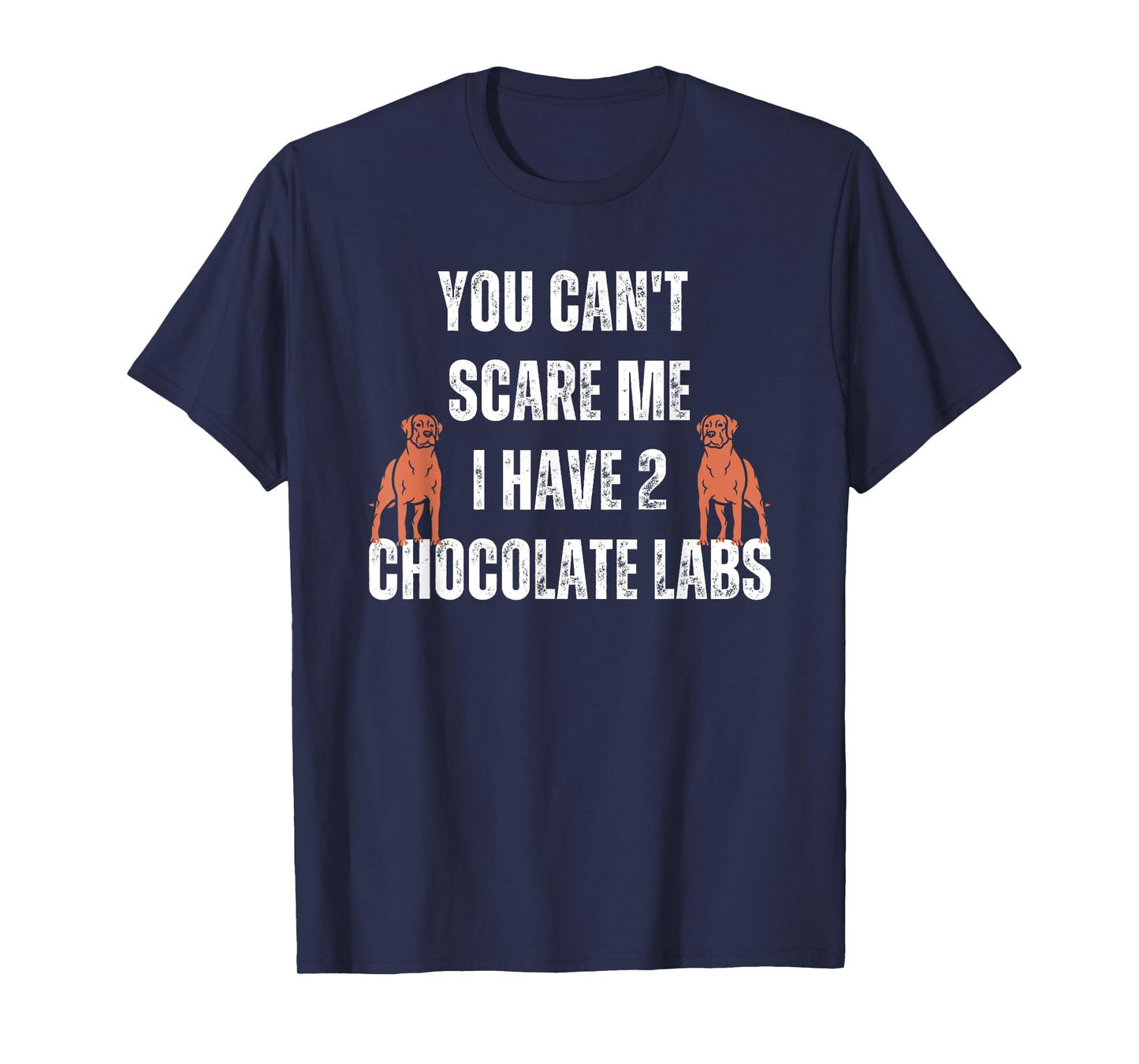 Chocolate Lab Funny Halloween Dog Costume Labrador Scare Me T-Shirt for Men Women Kids