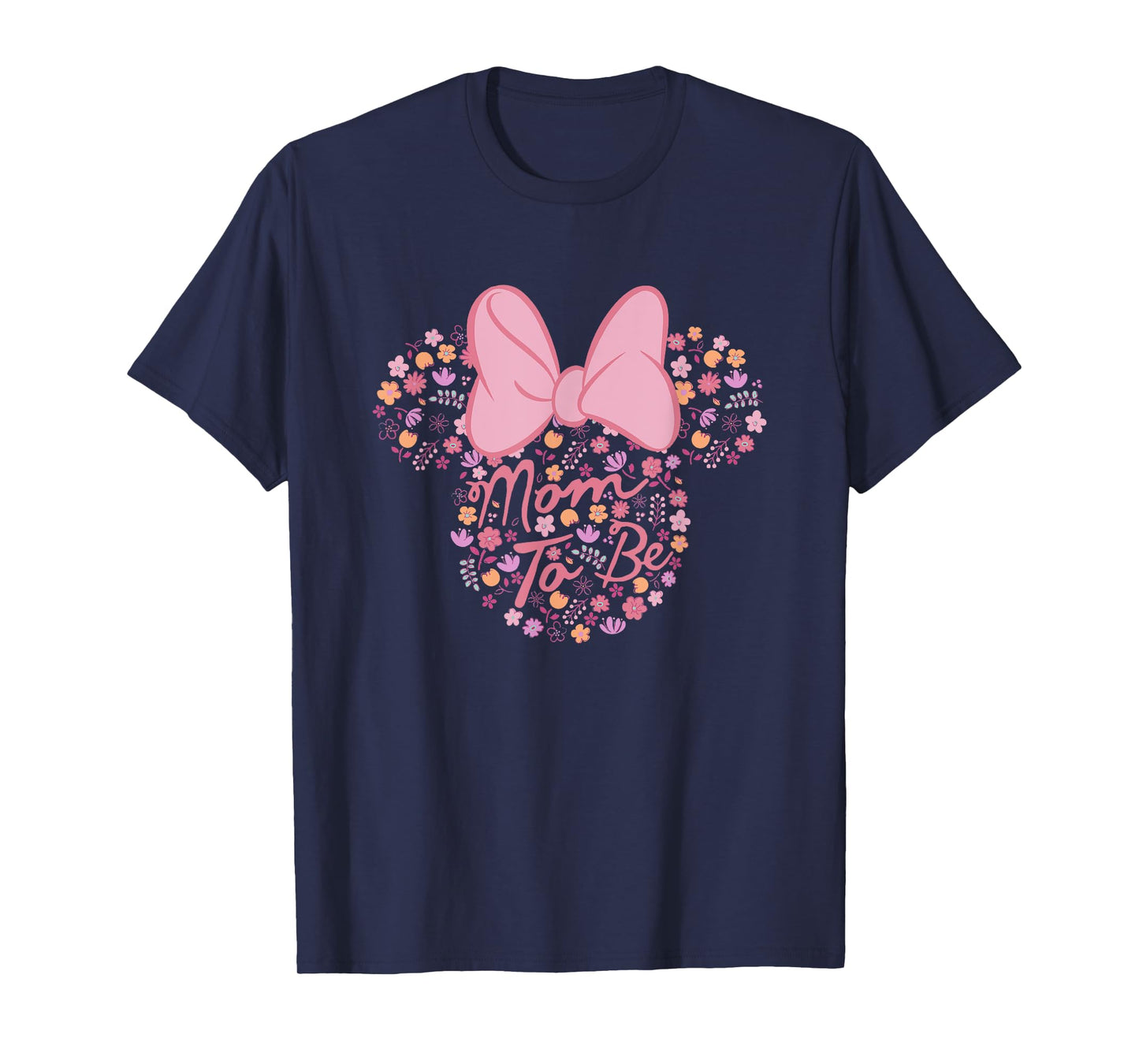 Disney Minnie Mouse Mom To Be Floral Minnie Ears T-Shirt
