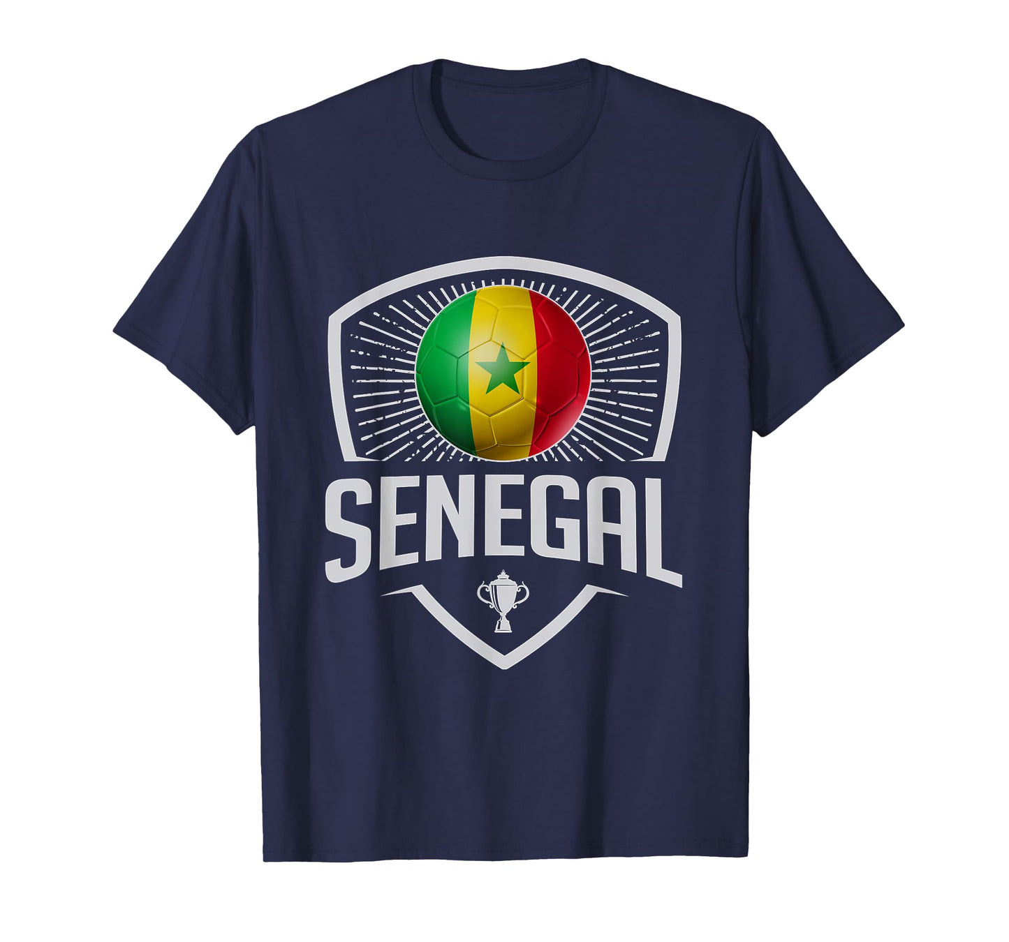 Soccer Support the Team Football Fan Senegalese Senegal Flag T-Shirt