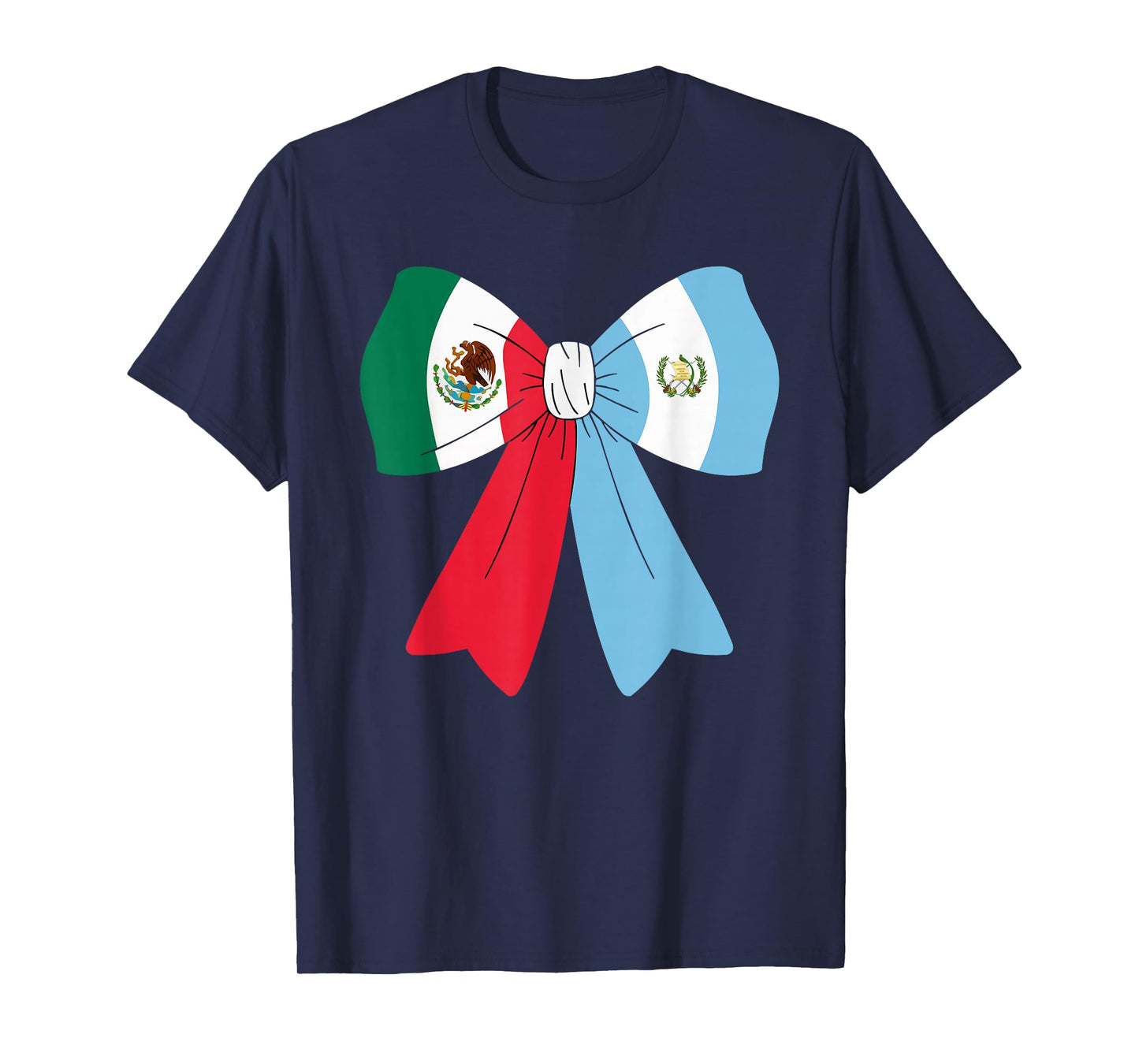 Half Mexican Half Guatemalan Guatemala Flag Mexico T-Shirt