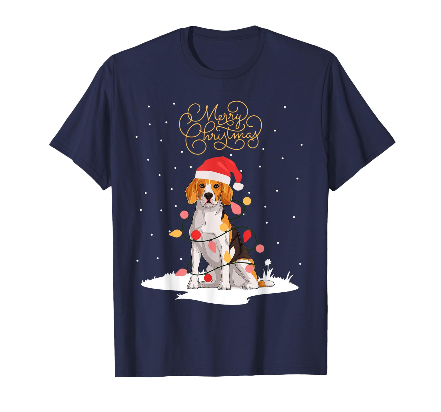 Beagle Merry Christmas Funny Xmas Christmas Beagle T-Shirt
