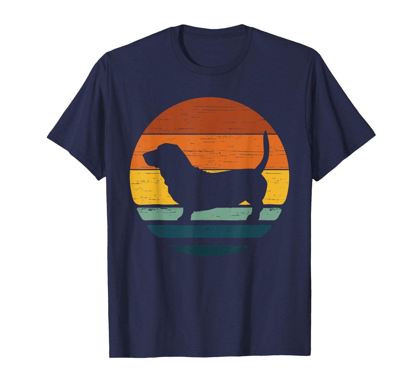 Bassador Vintage Retro Mom Dad Dog T-Shirt for Men Women Girls Kids