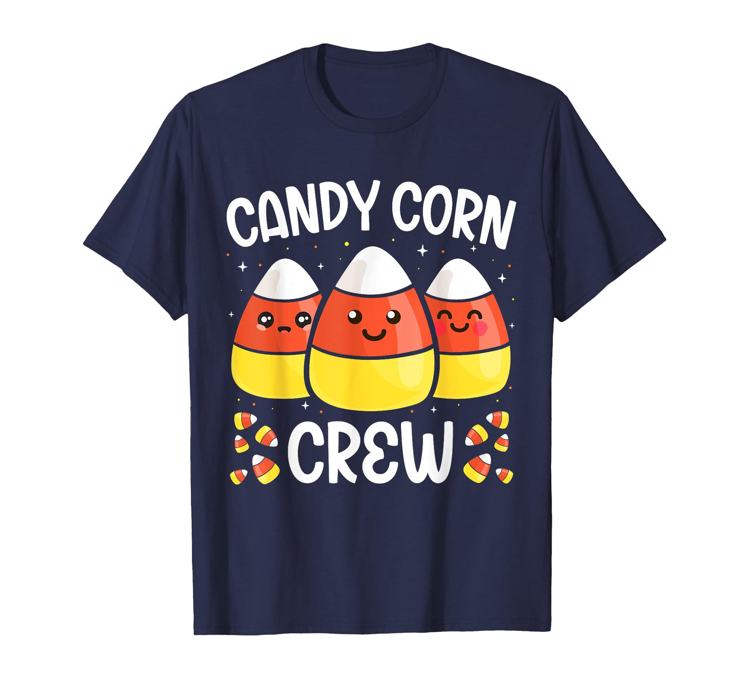 Candy Corn Crew Halloween Costume Men Women Friends T-Shirt