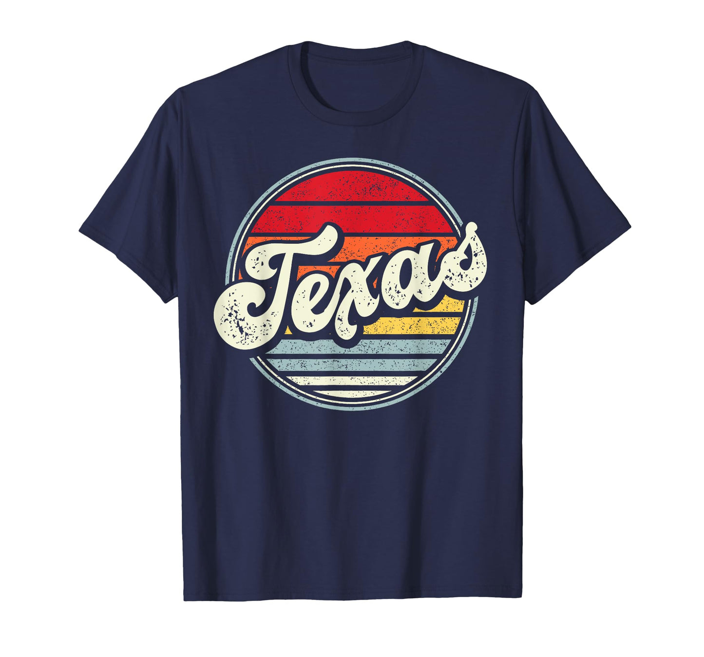 Retro Texas Home State Cool 70s Style Sunset Men Women Kids T-Shirt