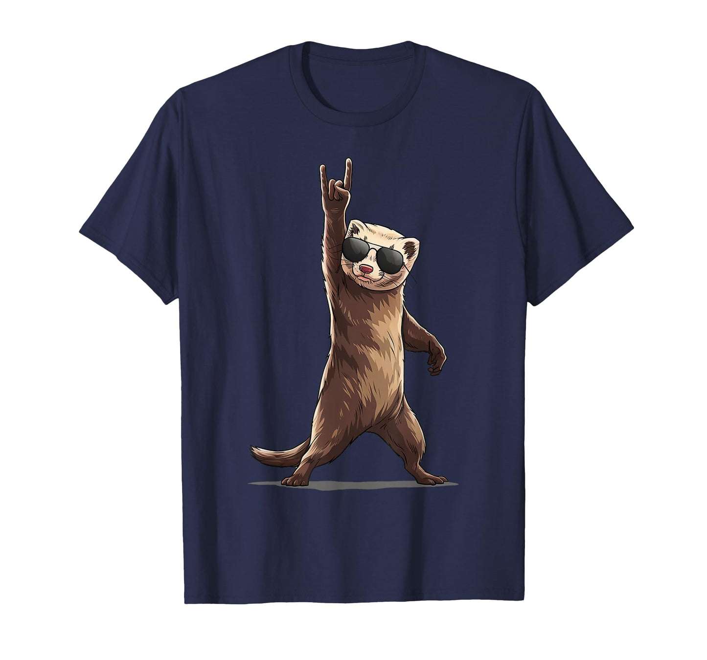 Ferret Rock On Funny Rock and Roll Gifts For Men Women Kid T-Shirt