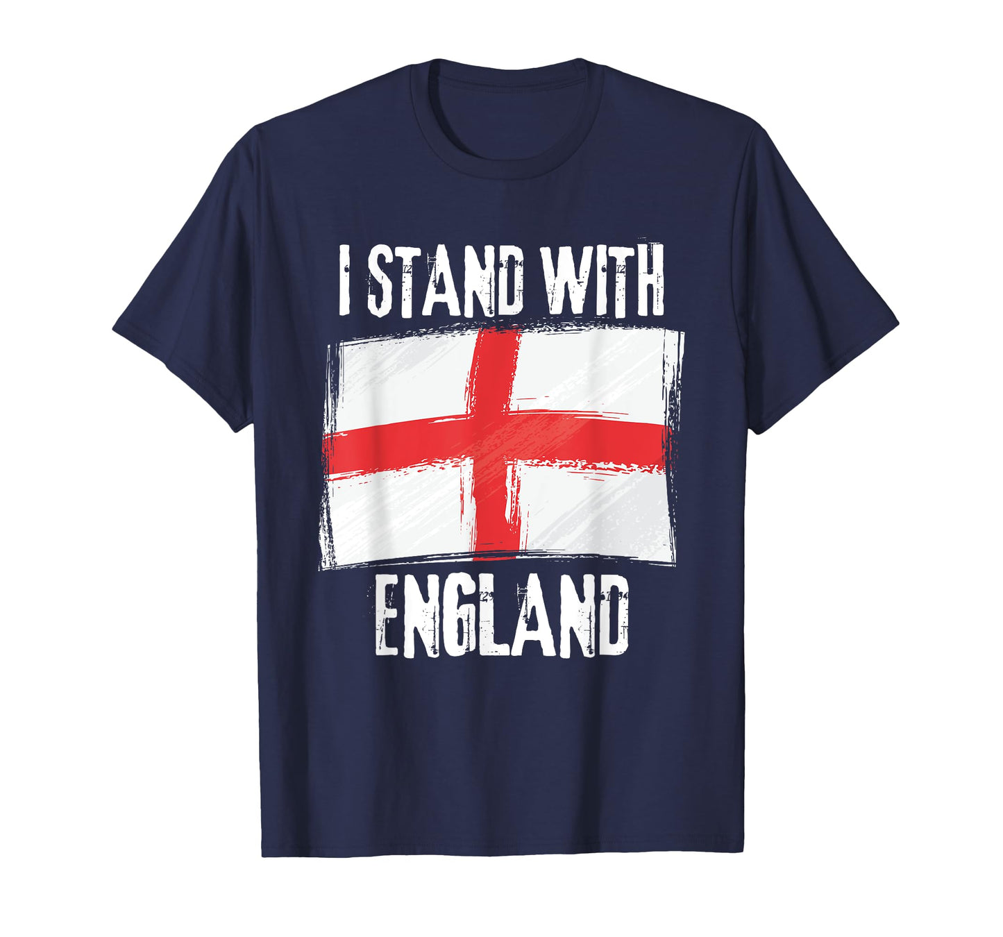 I Stand With England Flag British Flag T-Shirt