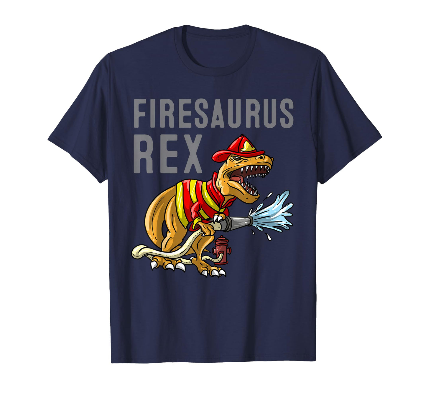Funny Firefighter Art For Kids Toddlers Fireman Firefighter T-Shirt
