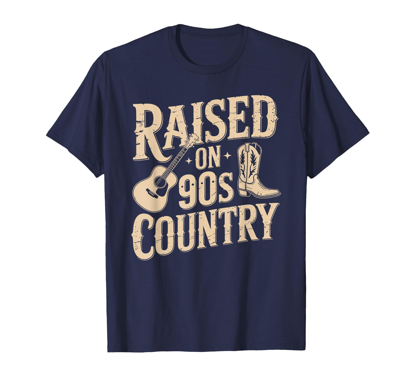 Raised on 90s Country Vintage Southern Music T-Shirt