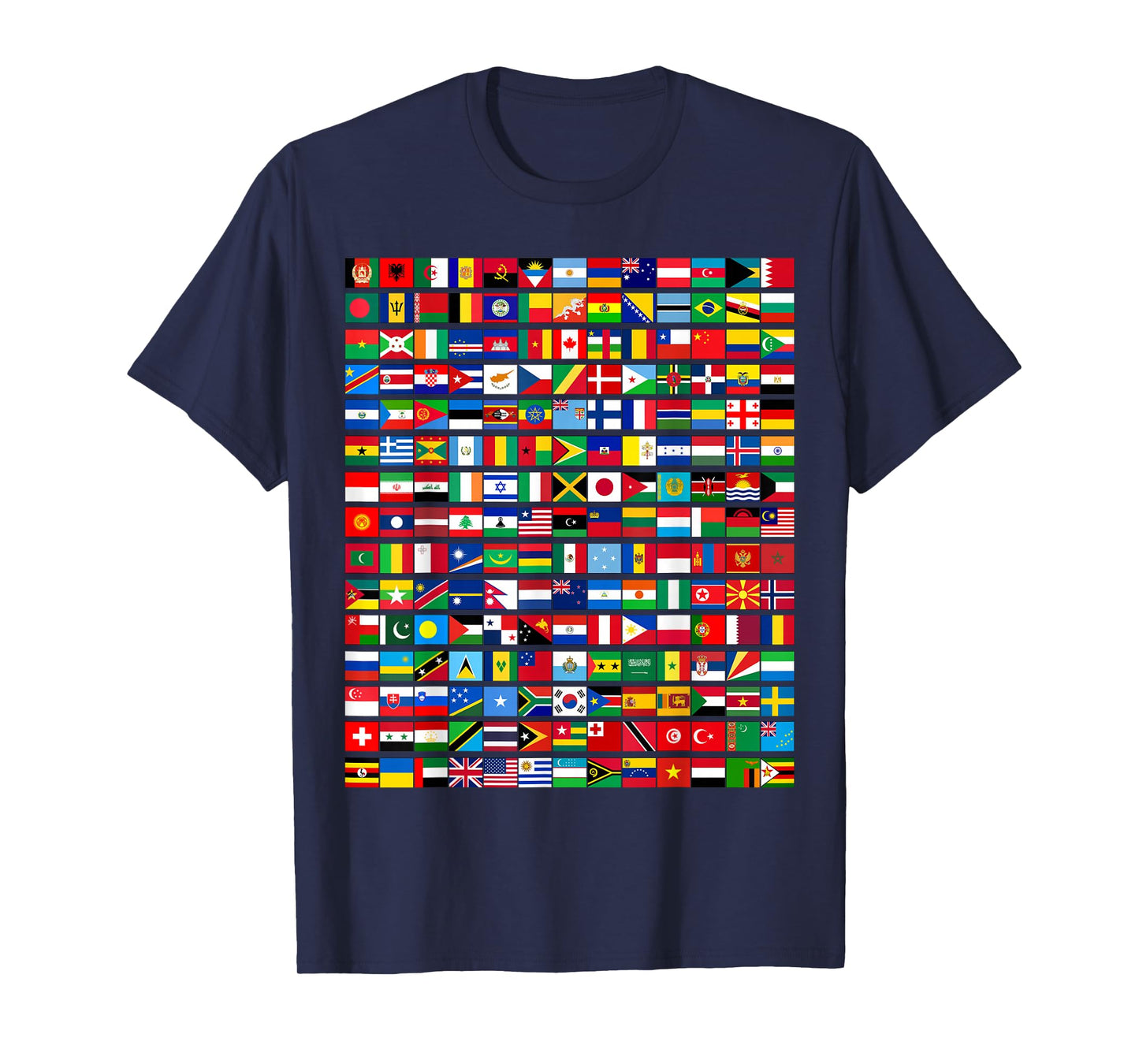 195 Flags Of All Countries in The World International Event T-Shirt