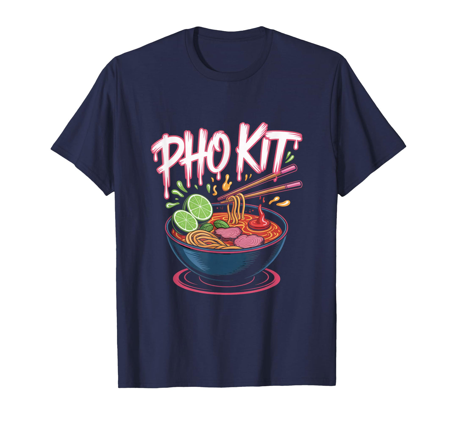 Pho Kit Soup Funny Pho Kit Vegan Pho Lover T-Shirt