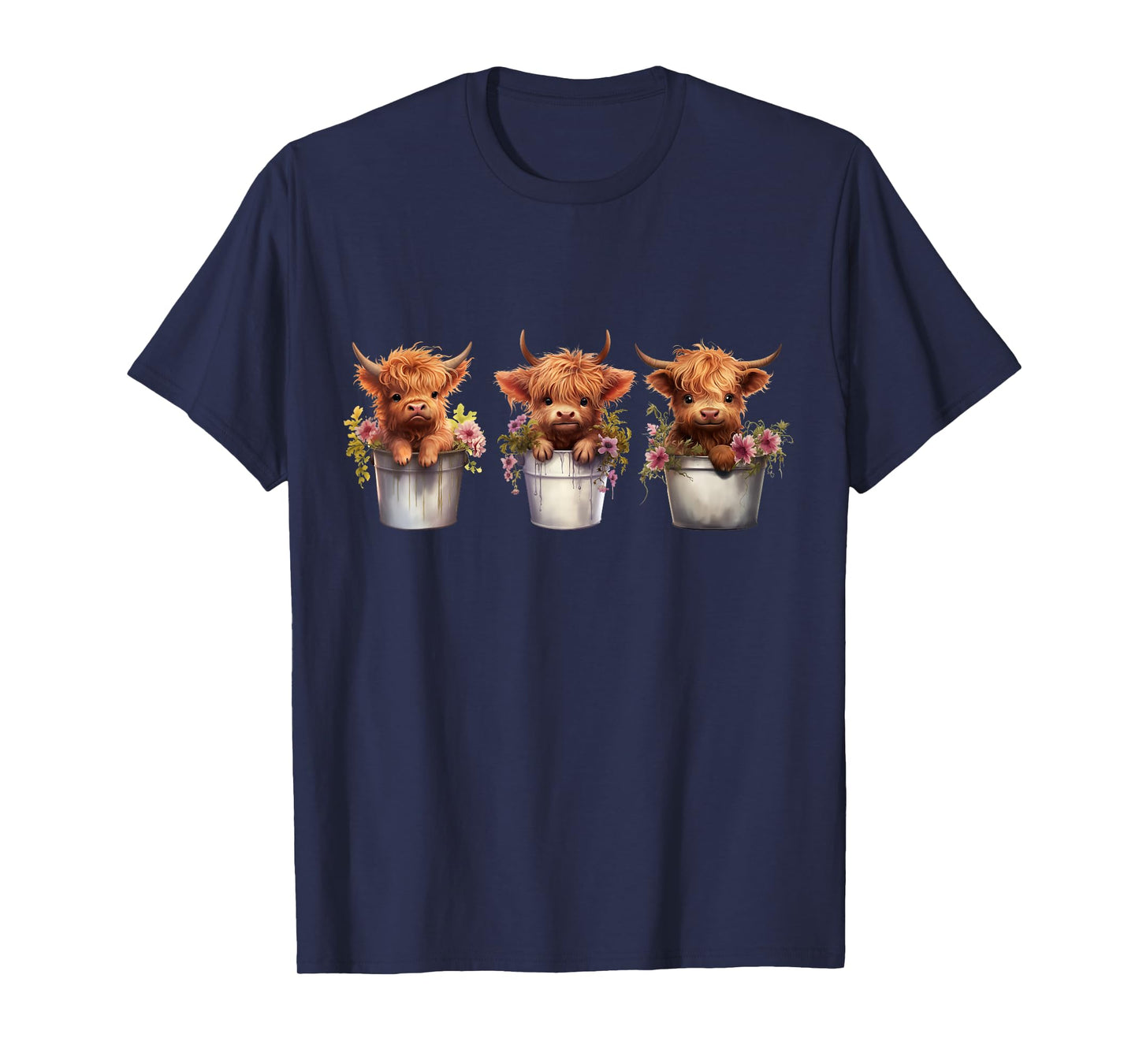 Cute MINI Highland Cow T-Shirt