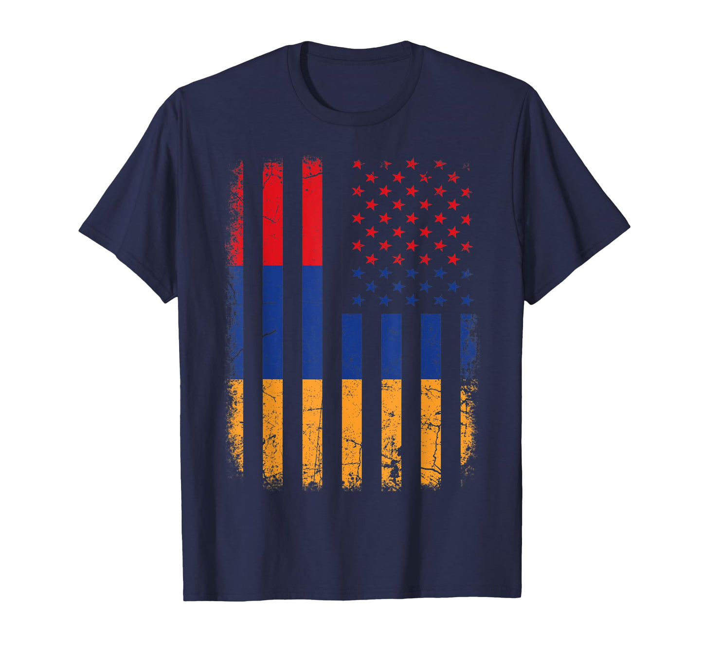 Armenian American Flag Armenia America Pride Heritage T-Shirt