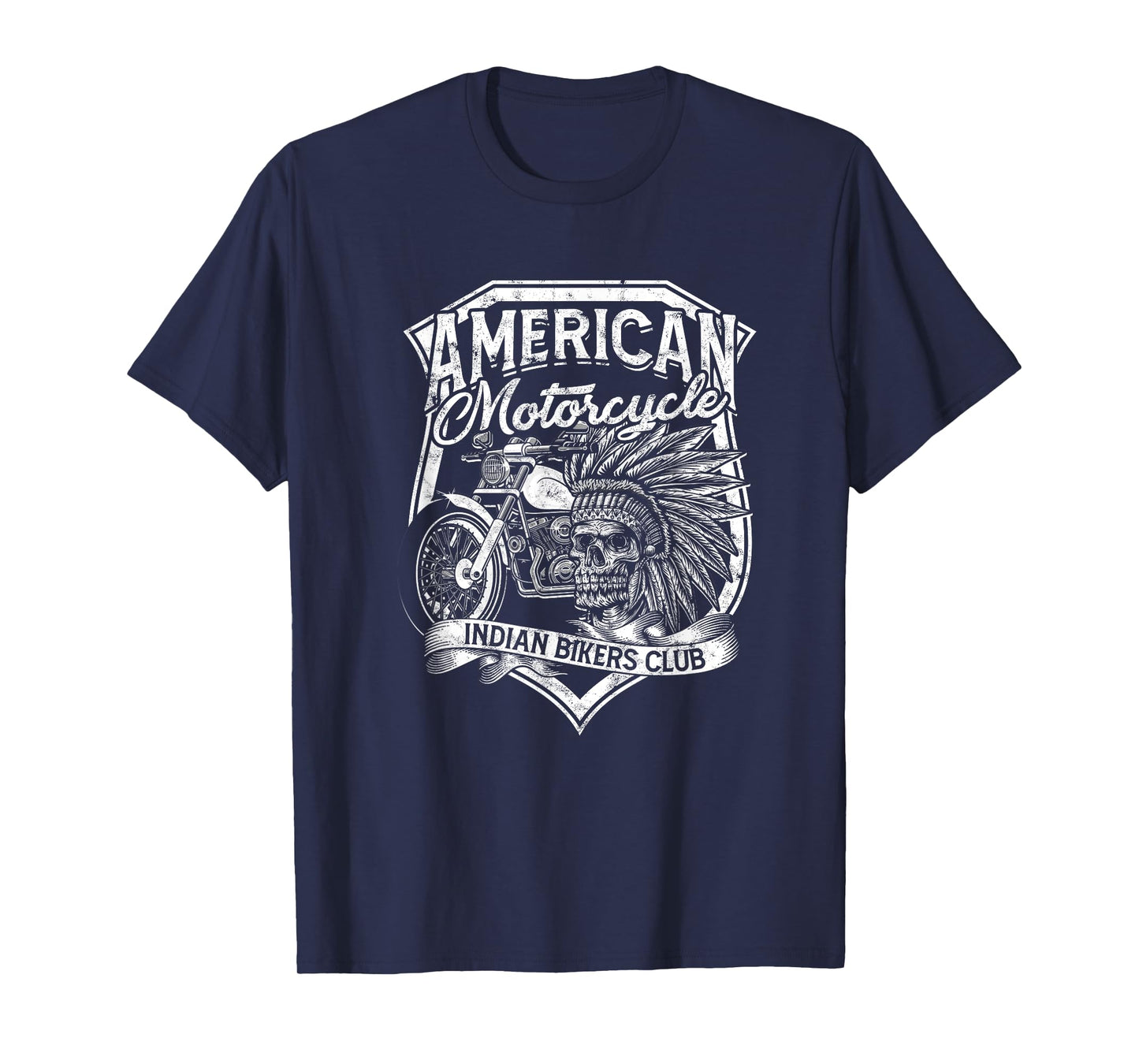 American Motorcycle Indian bikers club - American Indian T-Shirt