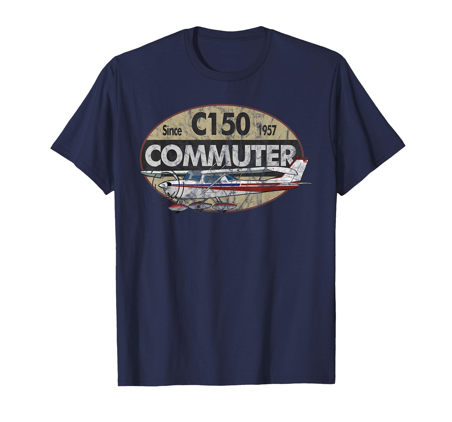 C-150 Commuter Airplane "Since 1957" Vintage T-shirt T-Shirt