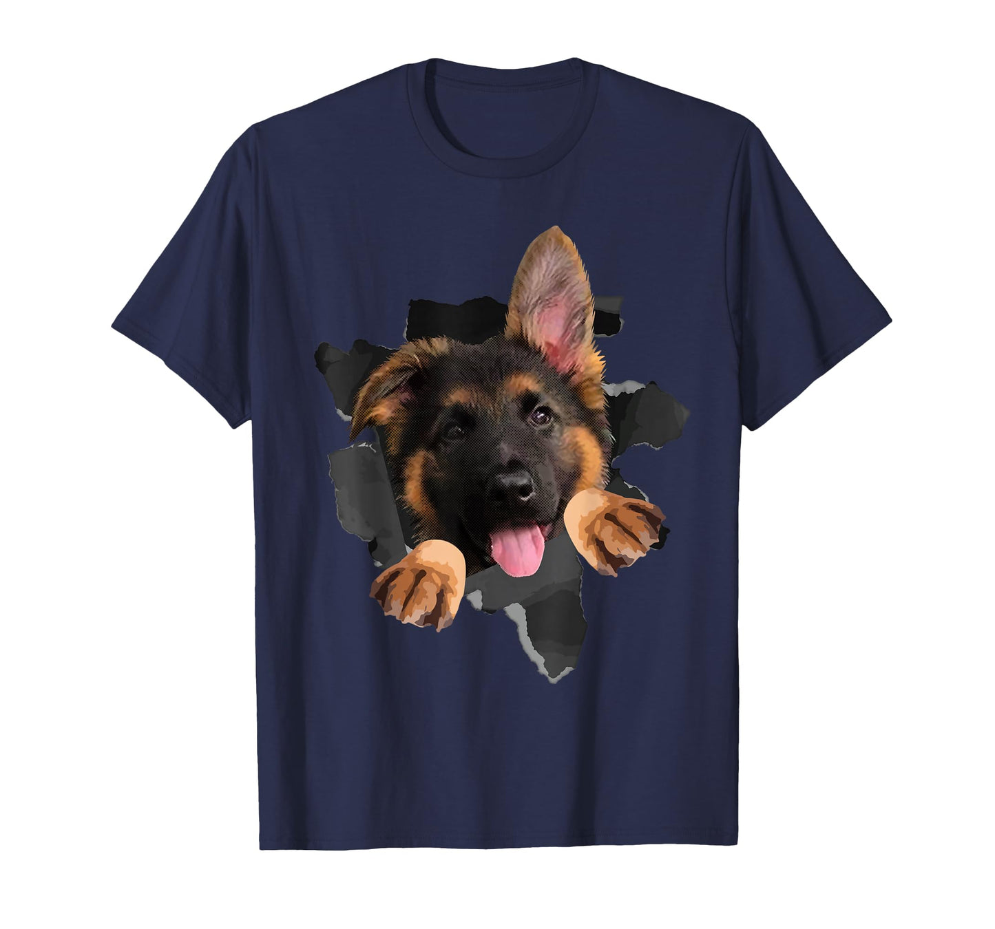 Funny German Shepherd Lovers Design for Men Women Pet Dog T-Shirt Small