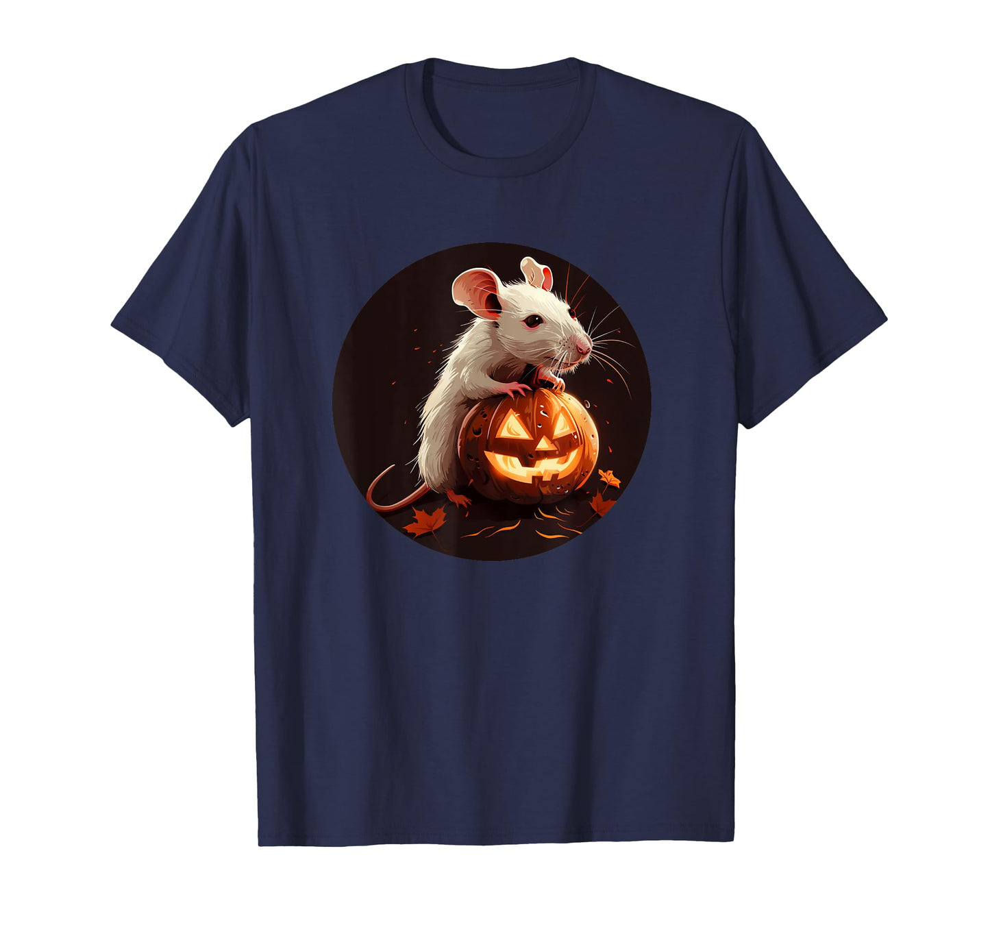 Charming White Rat to Celebrate Halloween T-Shirt