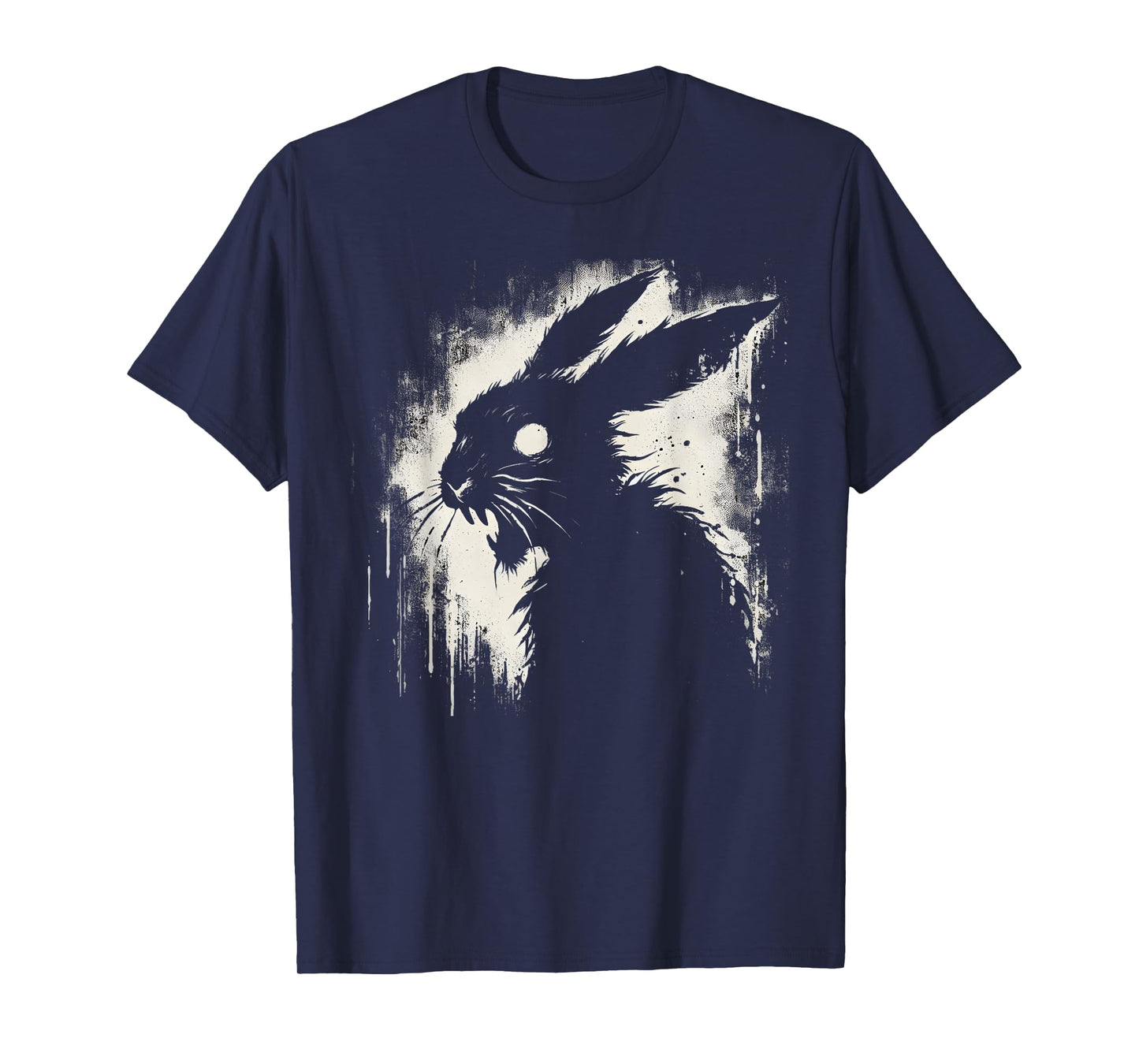 Creepy Goth Rabbit, Horror Bunny, Weirdcore Rabbit T-Shirt