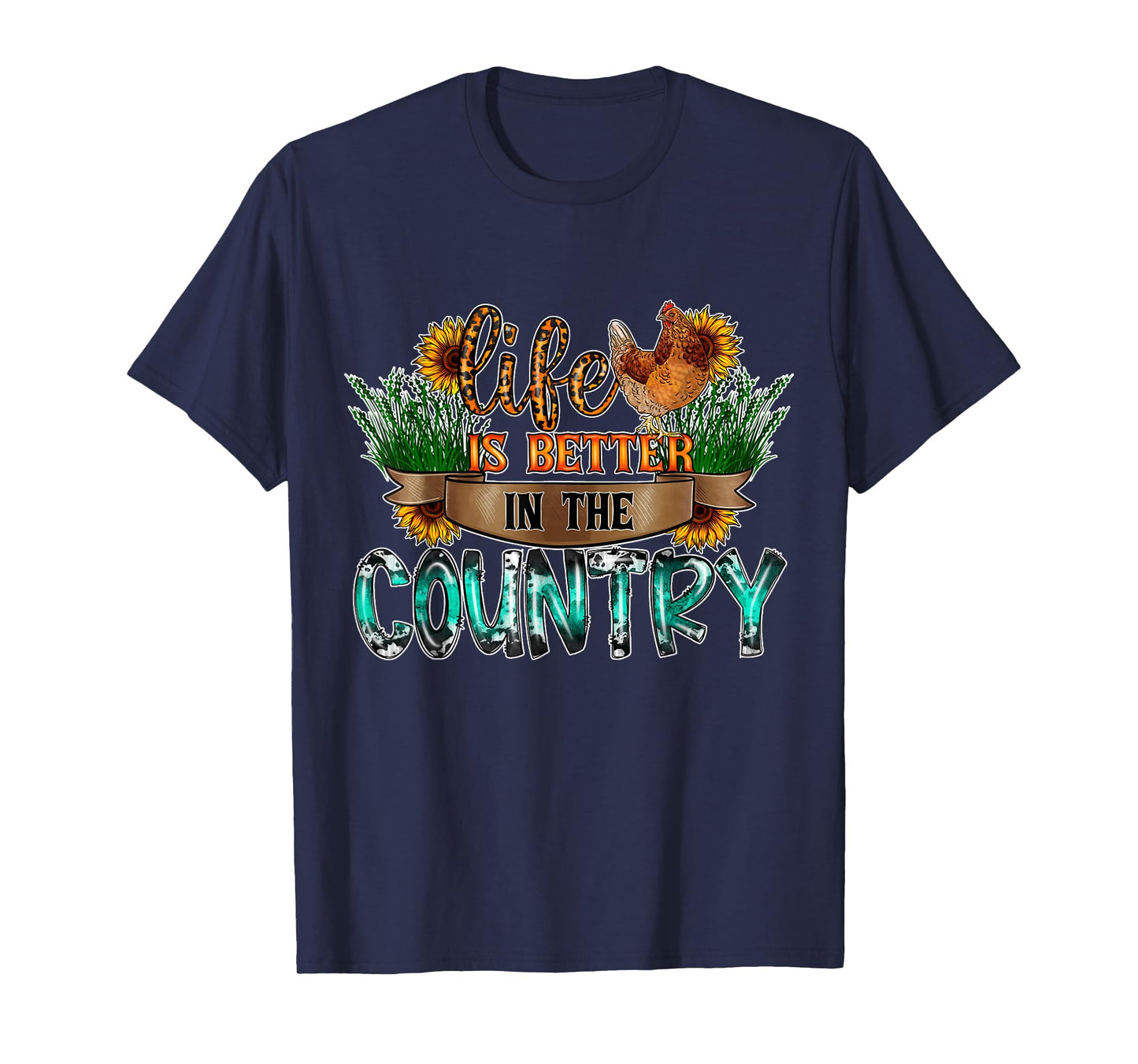 Life is Better in the Country Farm Girl T-Shirt
