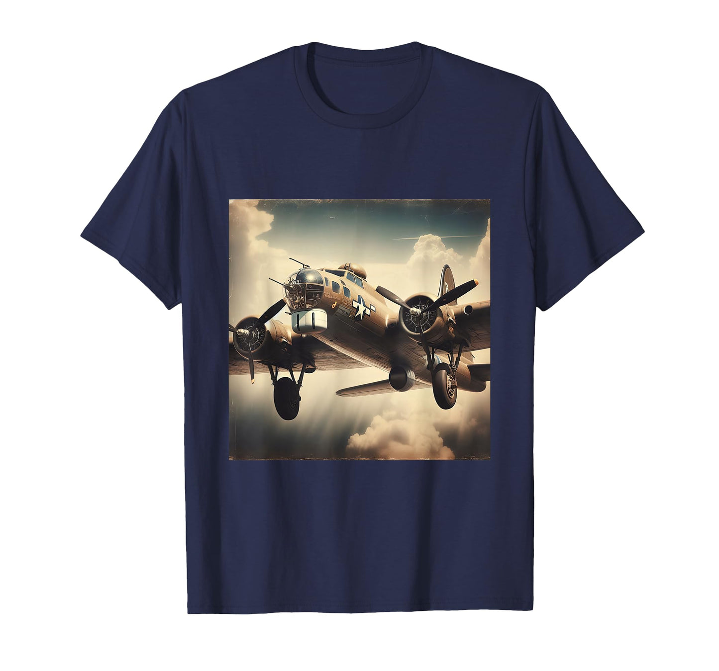 B 17 Flying Fortress USA WW2 Warplane T-Shirt