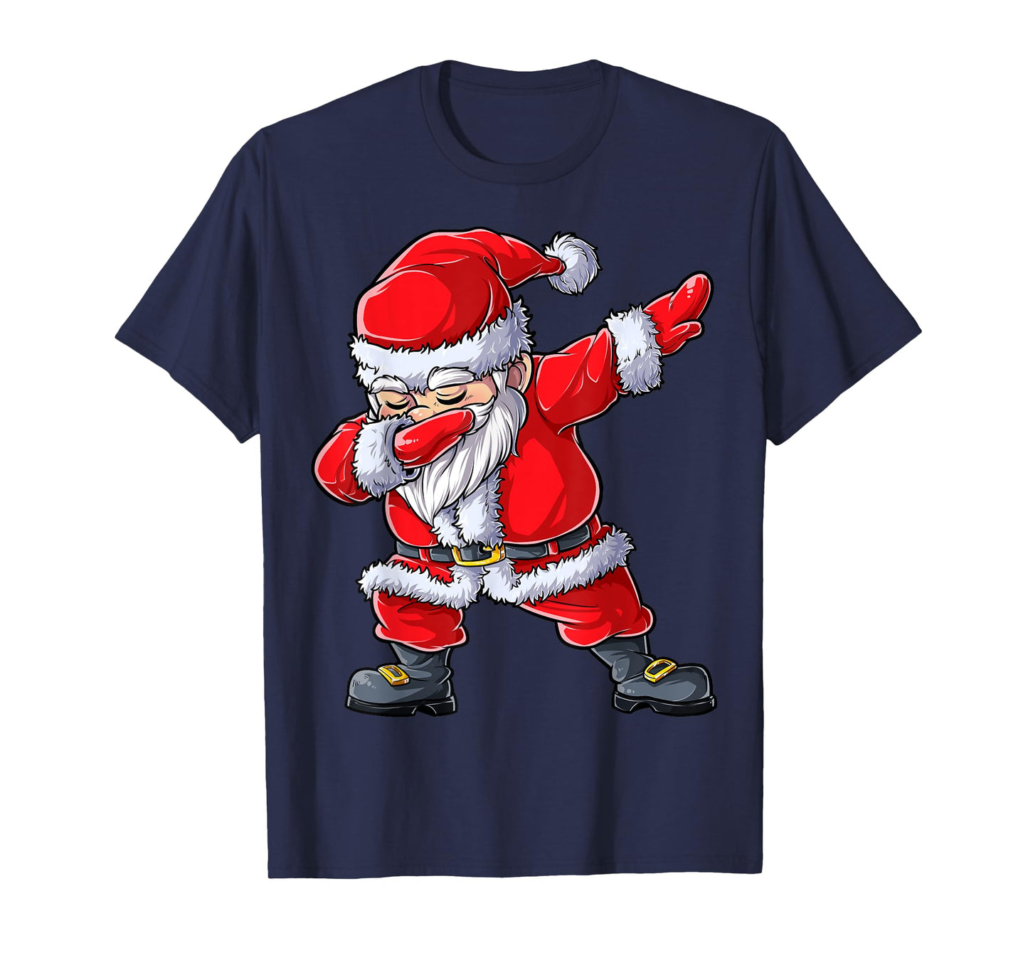 Dabbing Santa Claus Christmas Boys Men Funny Xmas Dab Dance T-Shirt