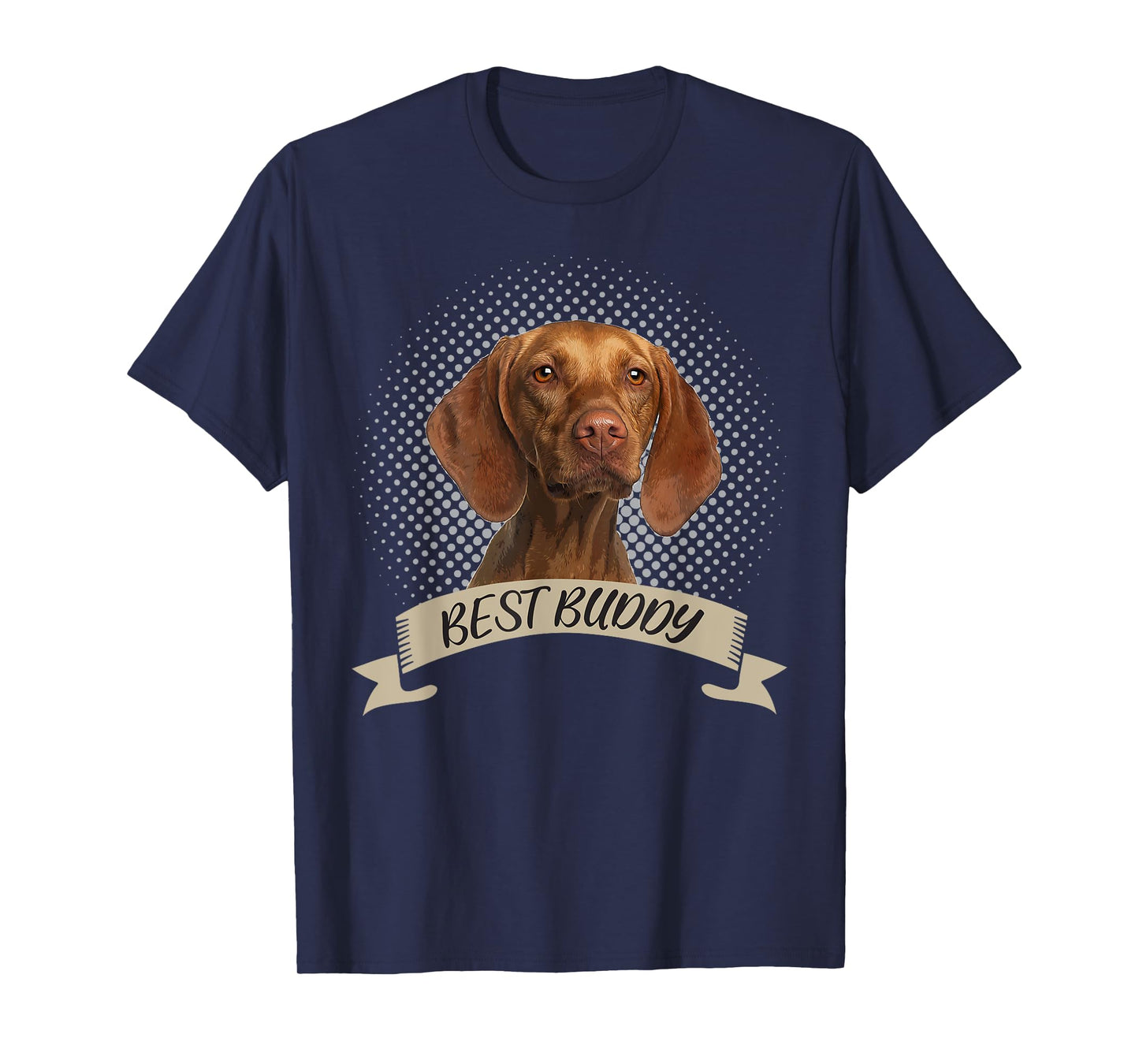 Short Haired Hungarian Magyar Vizsla Best Buddy Portrait T-Shirt