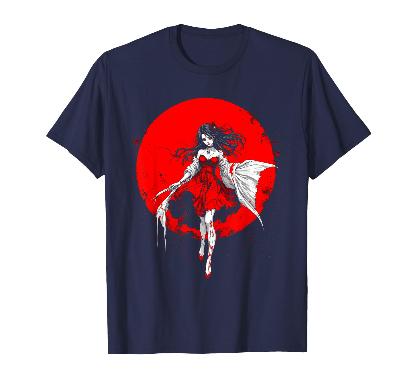 Horror Anime Manga Tee I Gothic Outfit I Japanese Chibi Girl T-Shirt