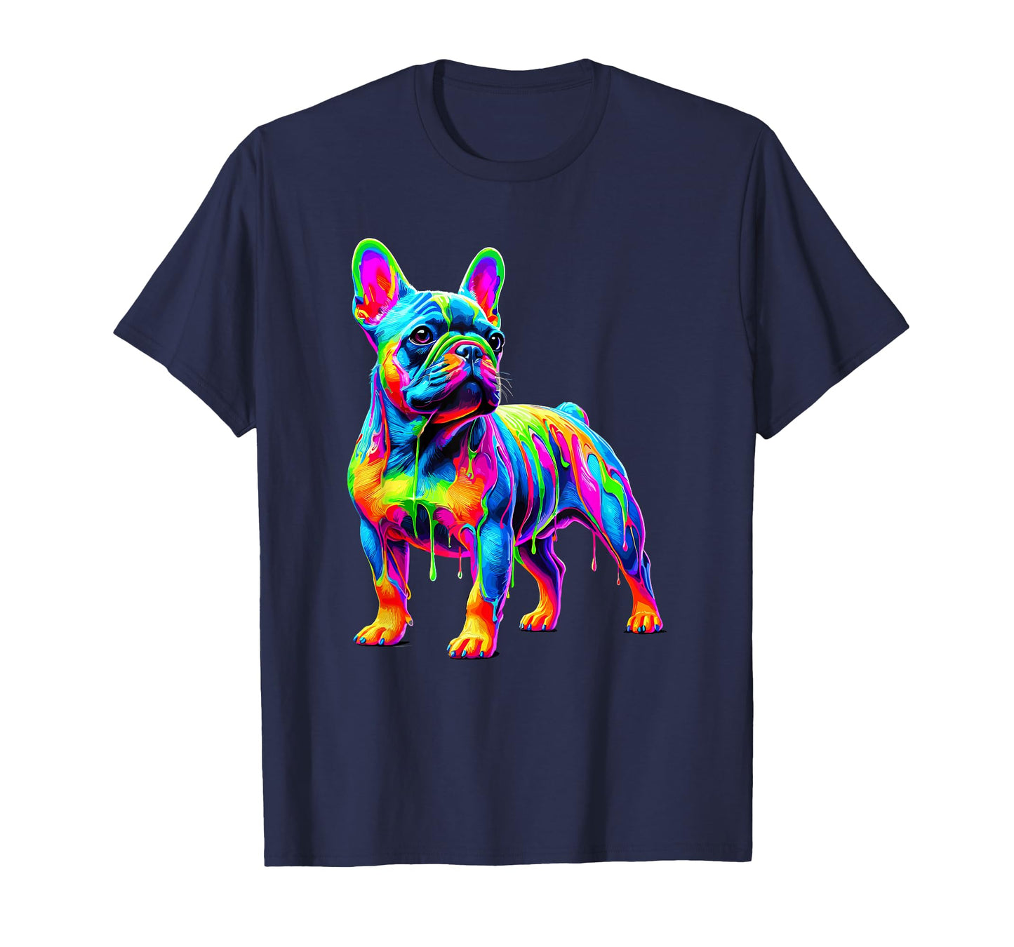 Paint Art French Bulldog Frenchie Bulldogs T-Shirt