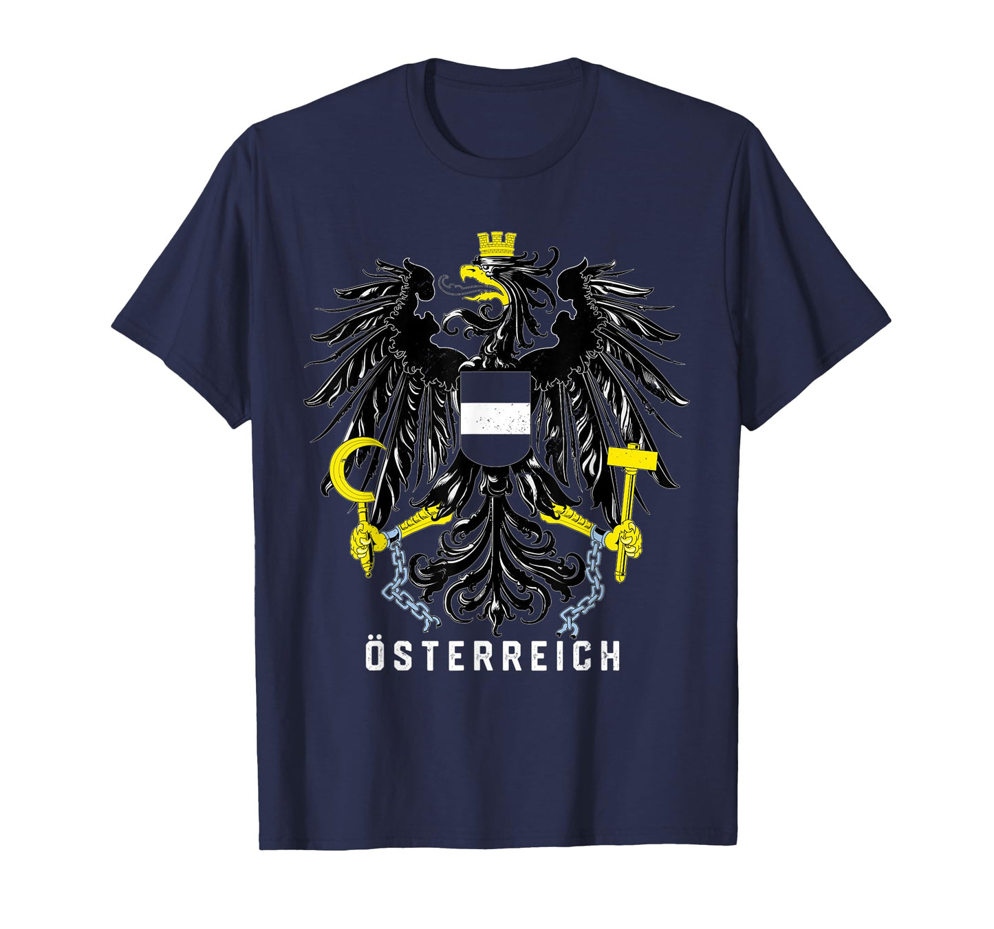 Austria Flag Eagle Österreich Vintage T-Shirt