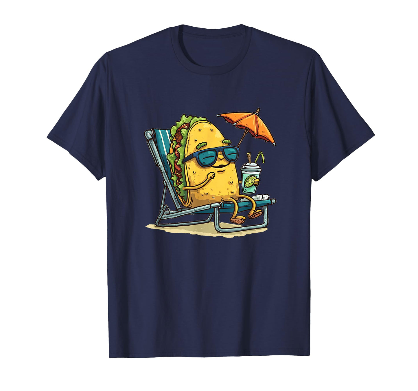 Happy Taco Holiday for Vacation and Sunglasses Lovers T-Shirt