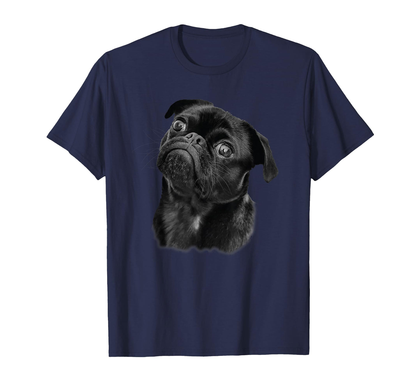 Pug Shirt for Dog Mom Dad Funny Cute Black Pug T-Shirt