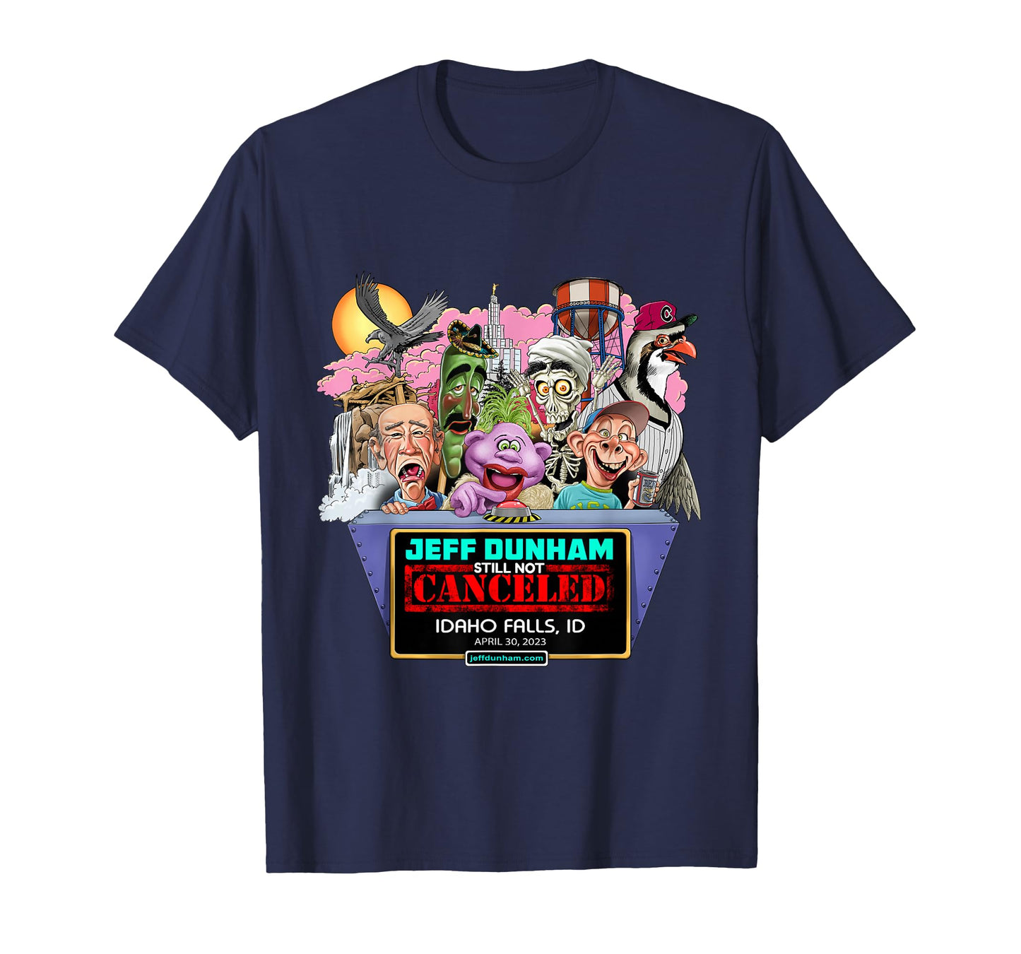 Jeff Dunham Idaho Falls, ID (2023) T-Shirt