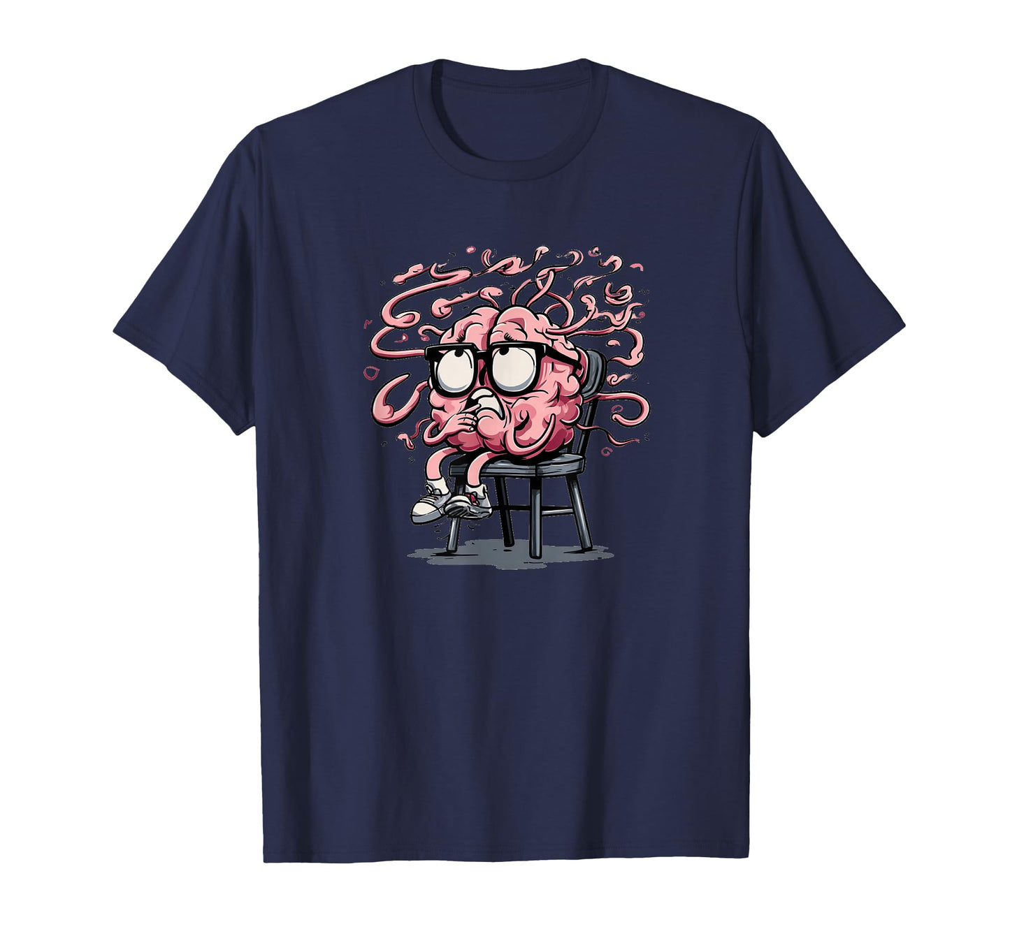 Funny Freaking Out Brain Look T-Shirt