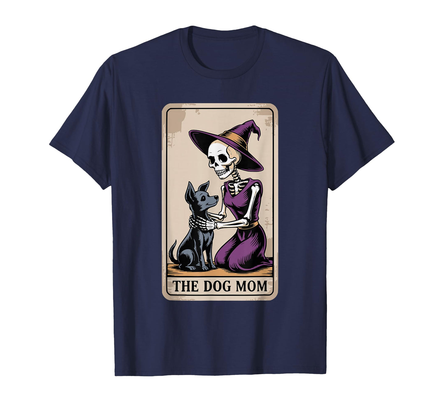 Halloween The Dog Mom Mamma Dogs Lady Girls Women T-Shirt