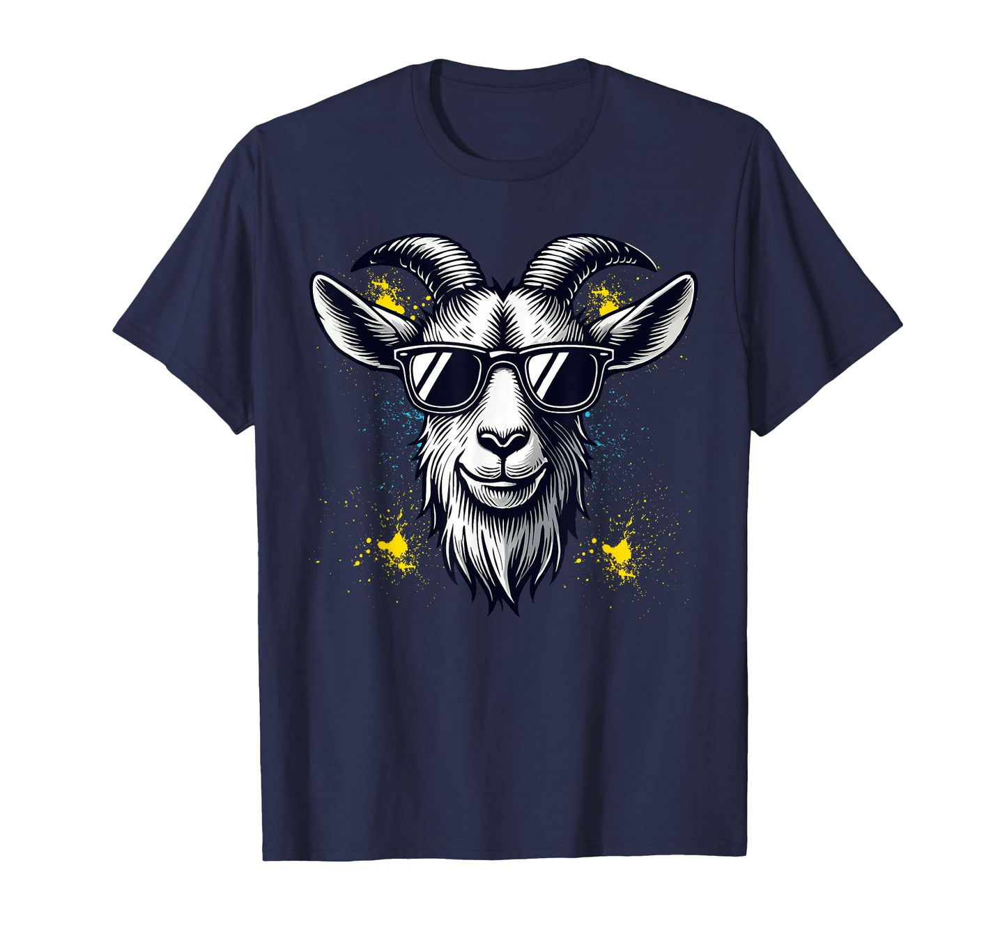 Goat Sunglasses Graphic T-Shirt