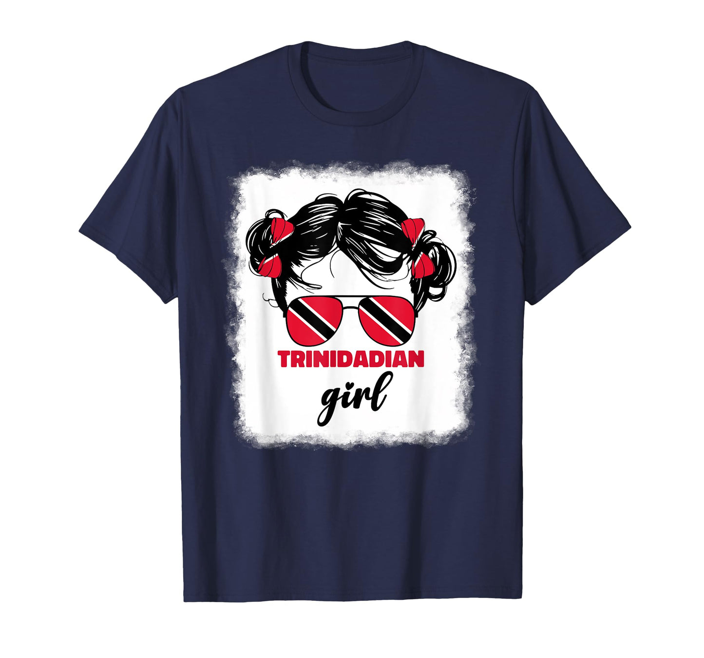 Trinidadian Girl Kids Trini Trinidad and Tobago Flag Girls T-Shirt