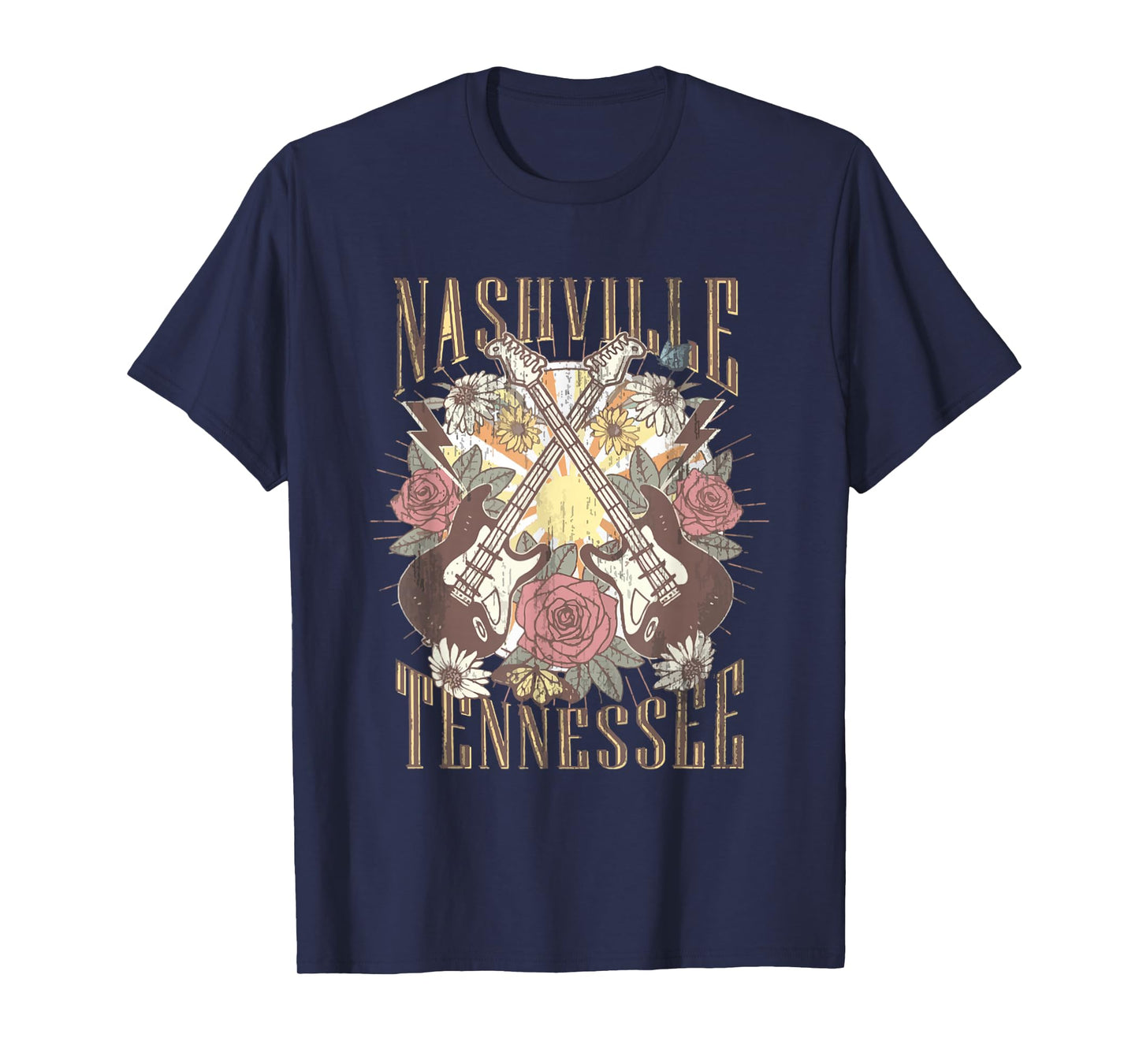 Nashville Country Music City Girls Trip Retro Nash Bash Bach T-Shirt