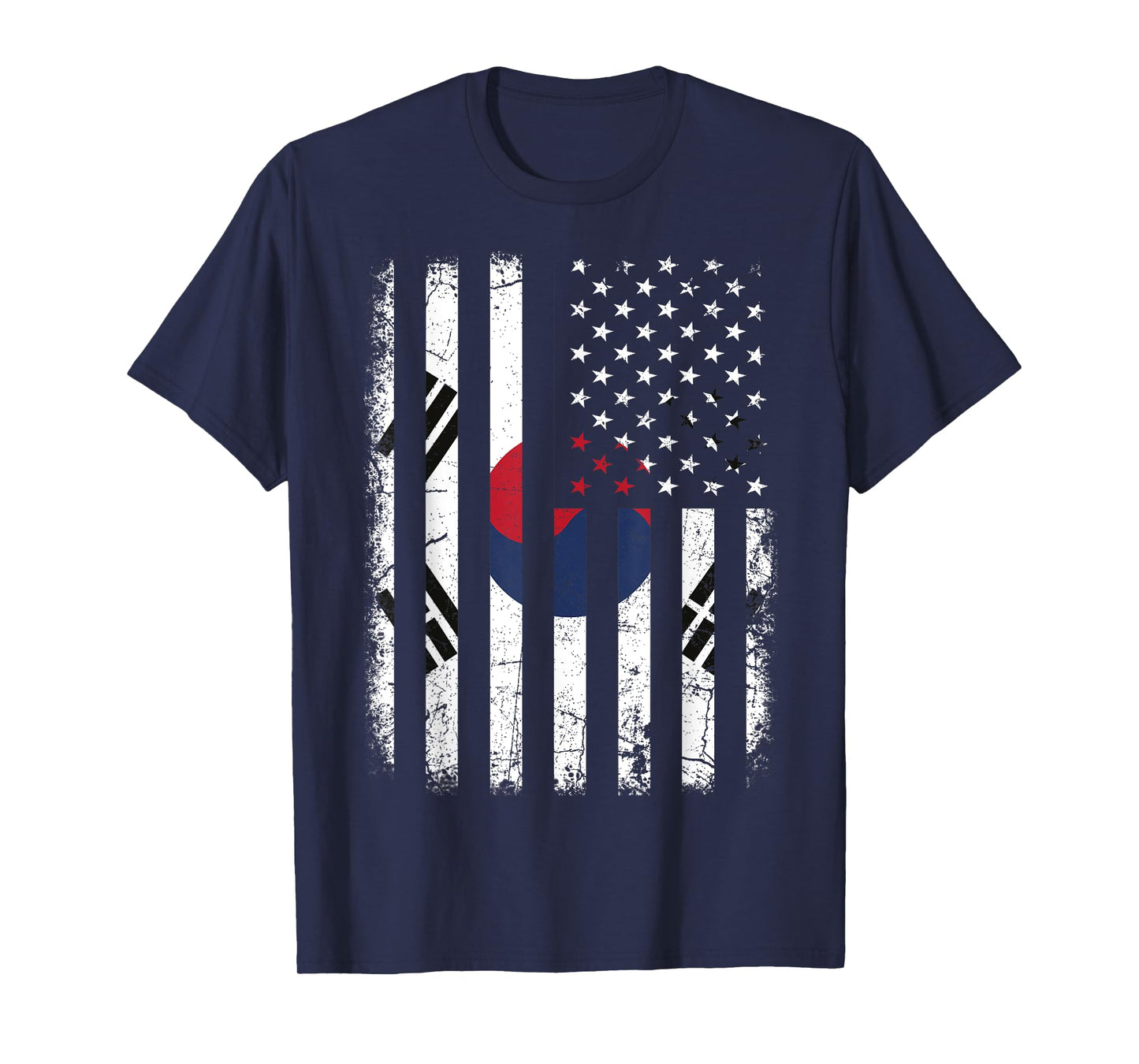 South Korean American Flag South Korea America Pride T-Shirt