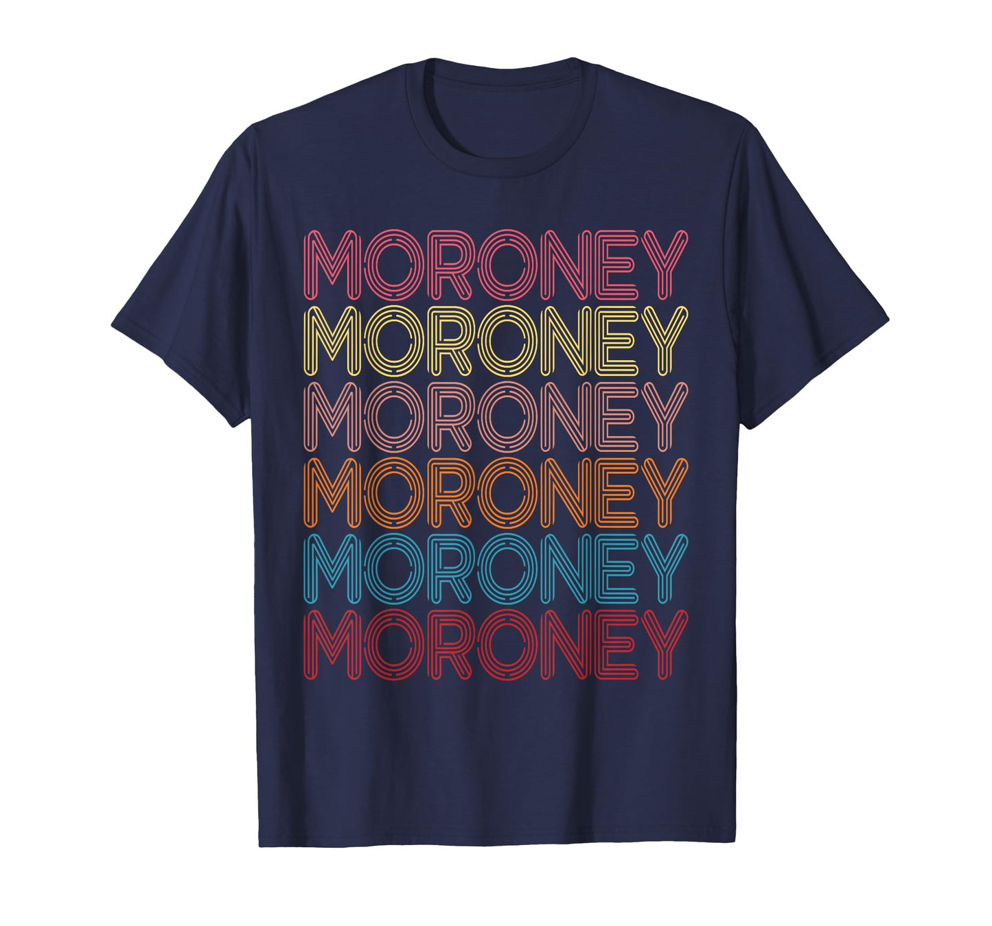 Retro Moroney First Name Boy Kids Personalized Girl Moroney T-Shirt