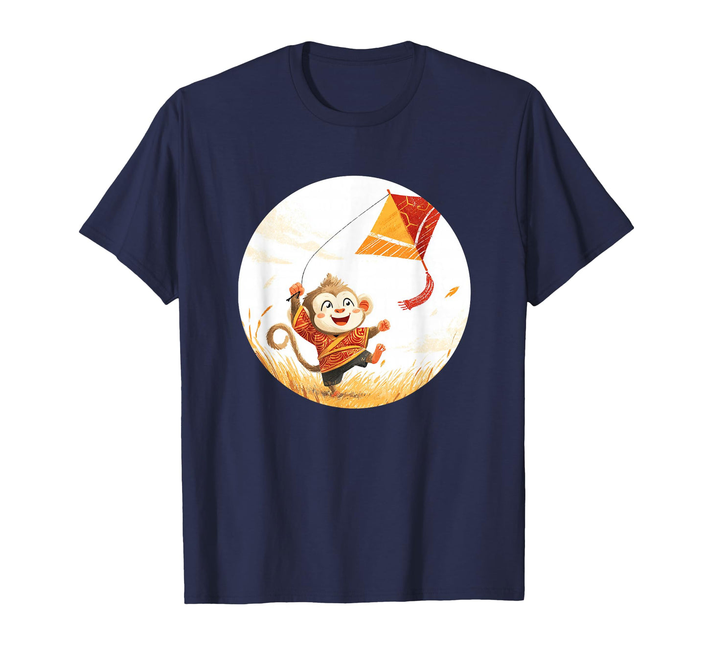Awesome Kite Monkey for Flying Lovers T-Shirt