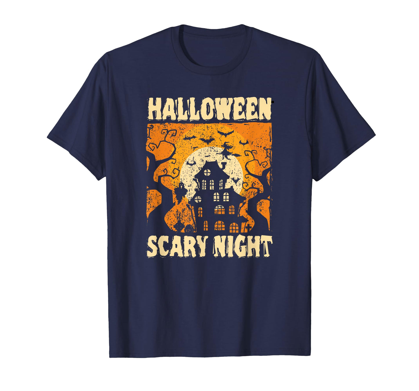 Cute Happy Halloween Scary Night Decor T-Shirt